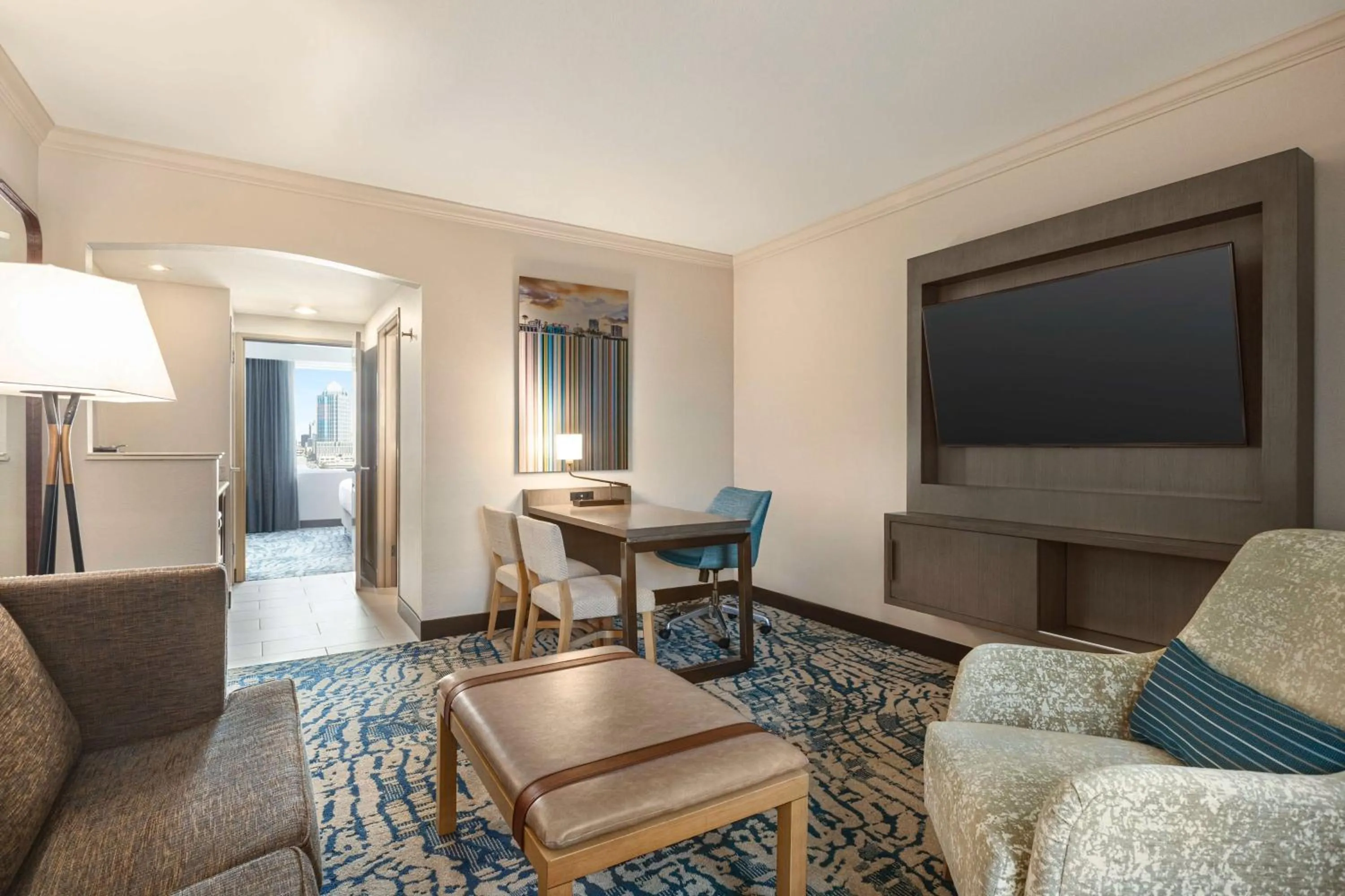 King Suite with City View in Embassy Suites by Hilton Tampa Downtown Convention Center