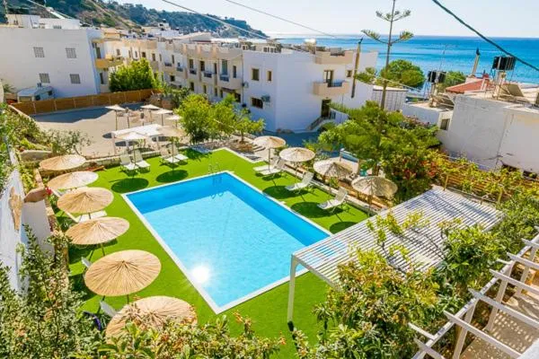 Deluxe Double or Twin Room with Garden View in Triton Authentic Cretan Hotel