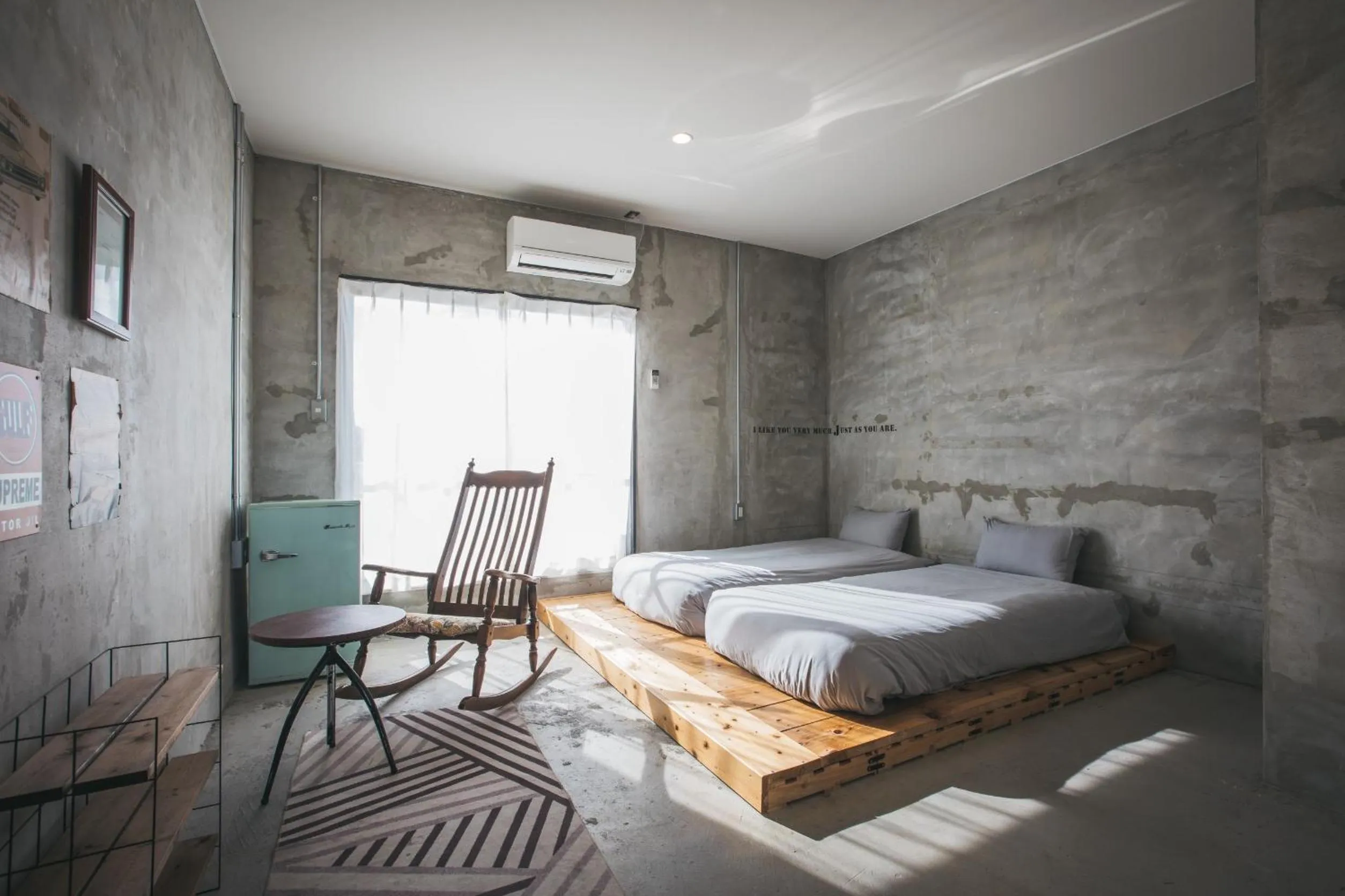 Standard Twin Room in Yanbaru Hostel