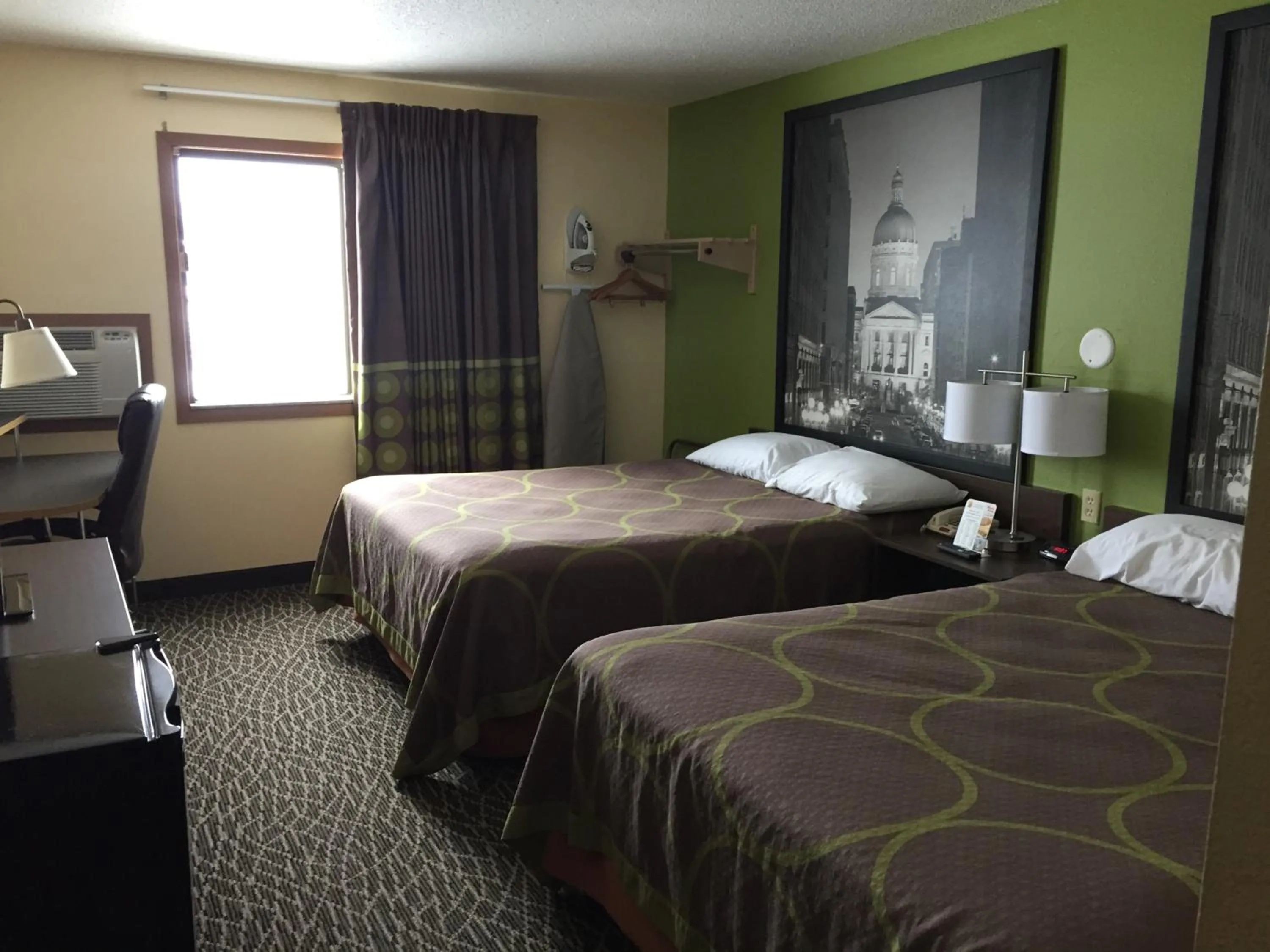 Queen Room with Two Queen Beds - Non-Smoking in Super 8 by Wyndham Muncie/Ball St. College Area