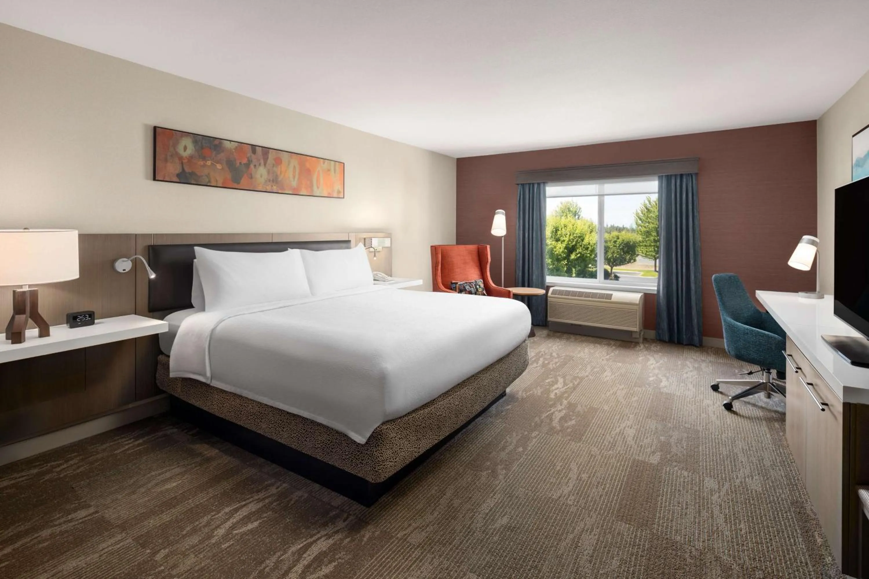 King Room in Hilton Garden Inn Spokane Airport