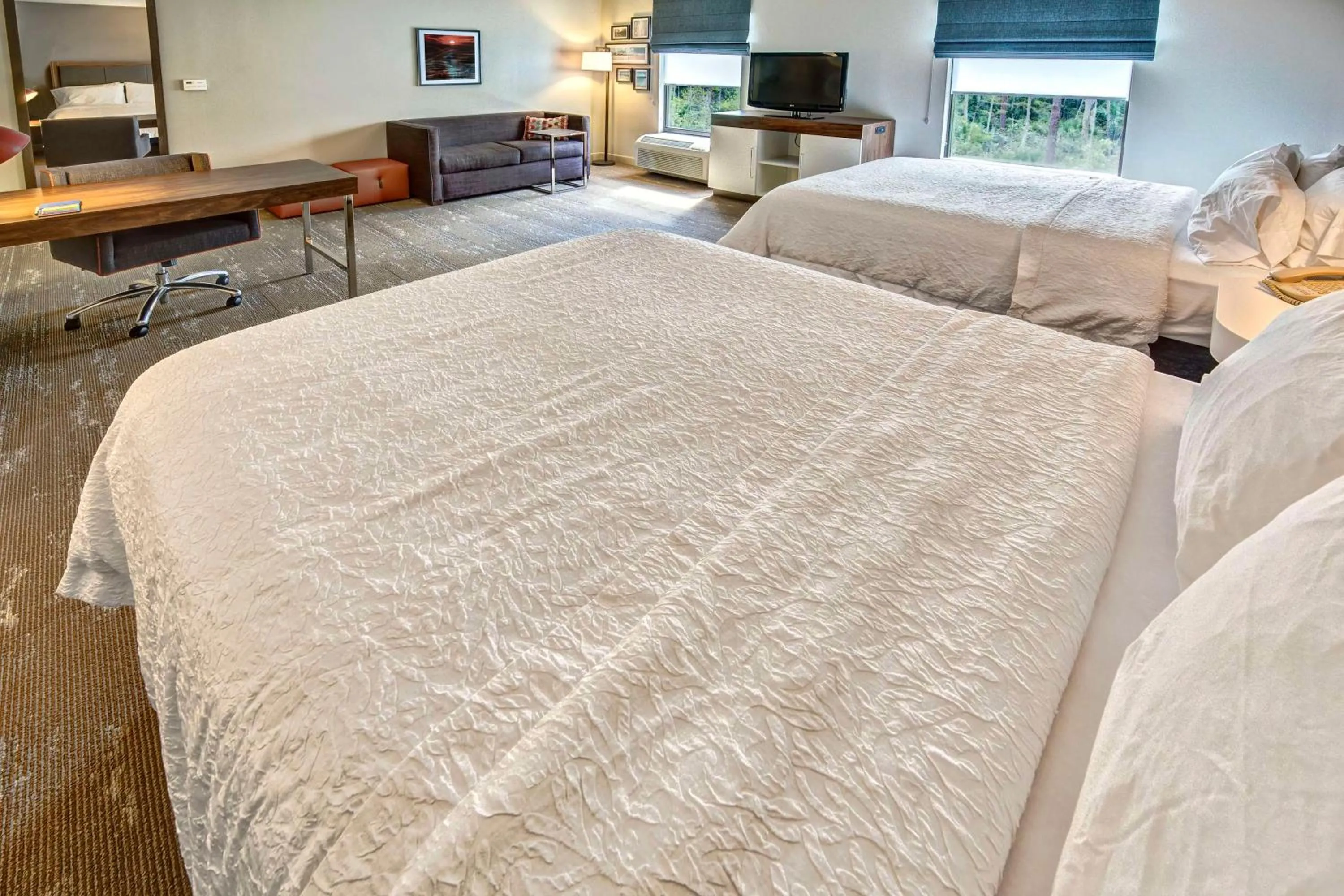 Queen Studio Suite with Two Queen Beds - Non-Smoking in Hampton Inn & Suites Fort Myers Estero