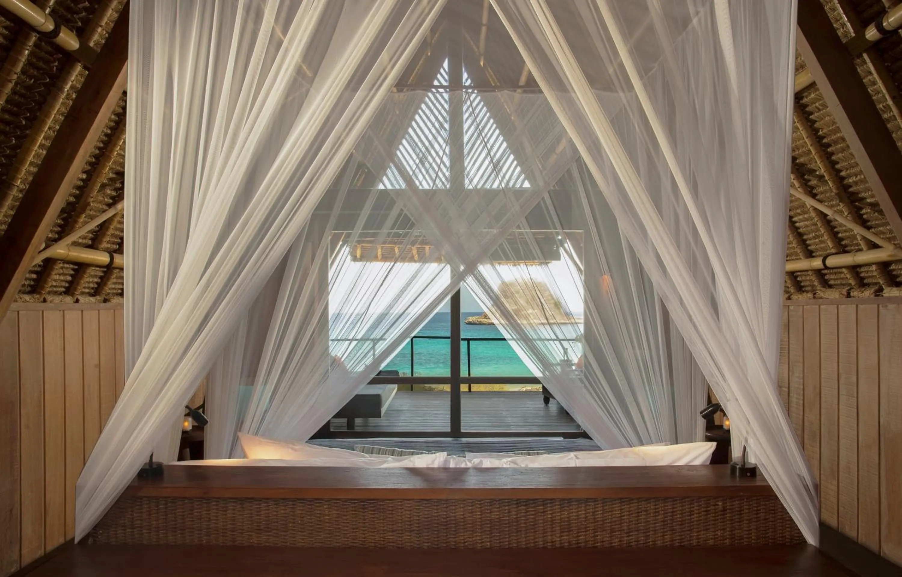 One-Bedroom Bungalow Beachfront in Jeeva Beloam Beach Camp