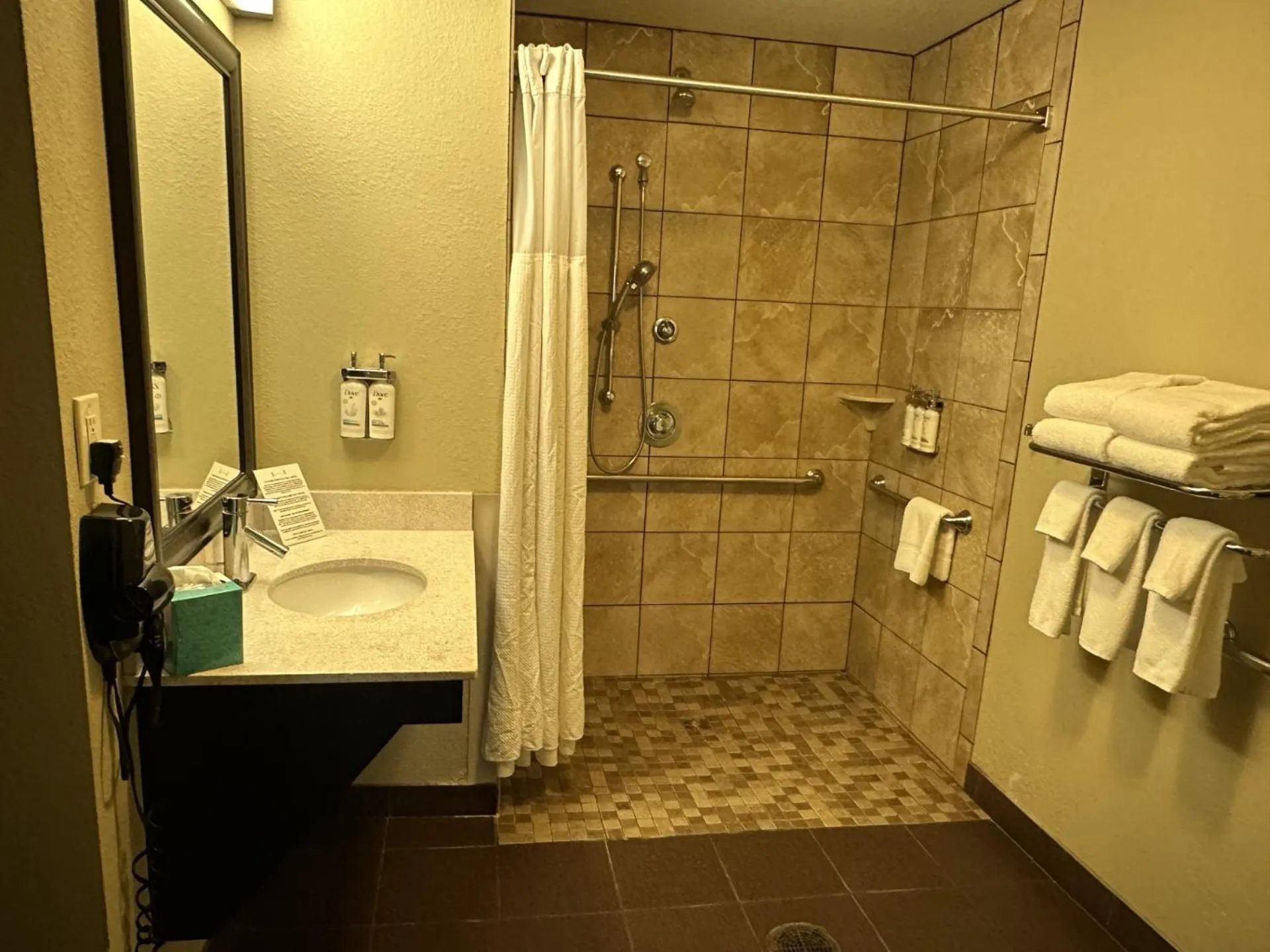 One-Bedroom with Two Double Beds - Hearing Accessible Roll In Shower - Non-Smoking in Staybridge Suites Minot by IHG