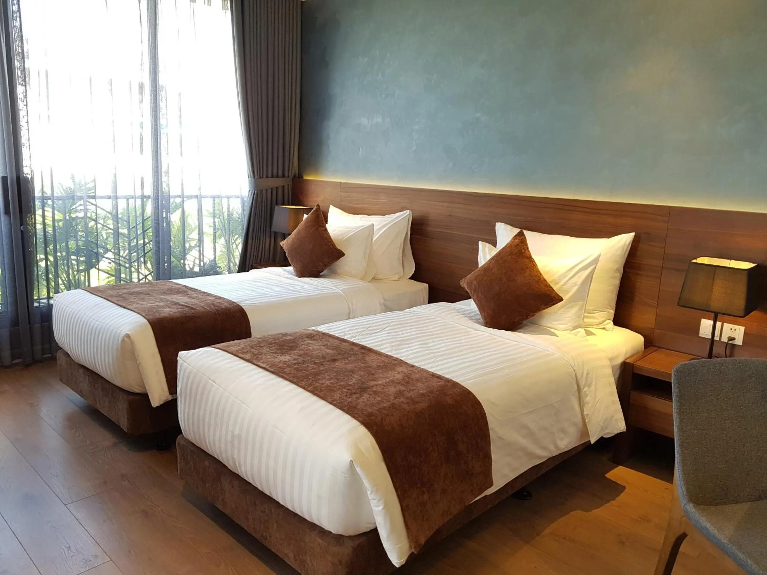 Twin Room with Balcony in Orchid Boutique Hotel & Apartment