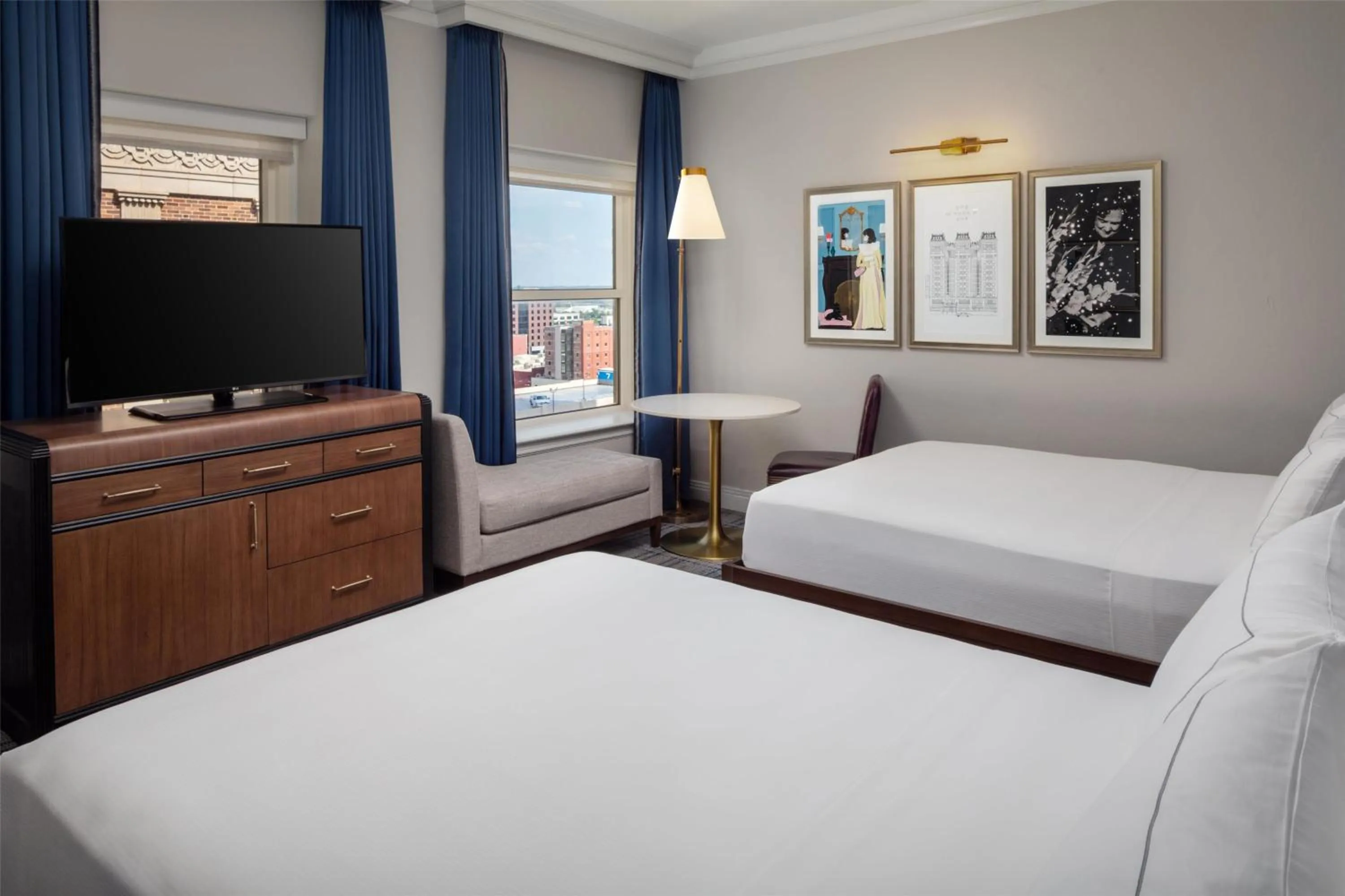 Deluxe Queen Room with Two Queen Beds - High Floor in The Skirvin Hilton Oklahoma City
