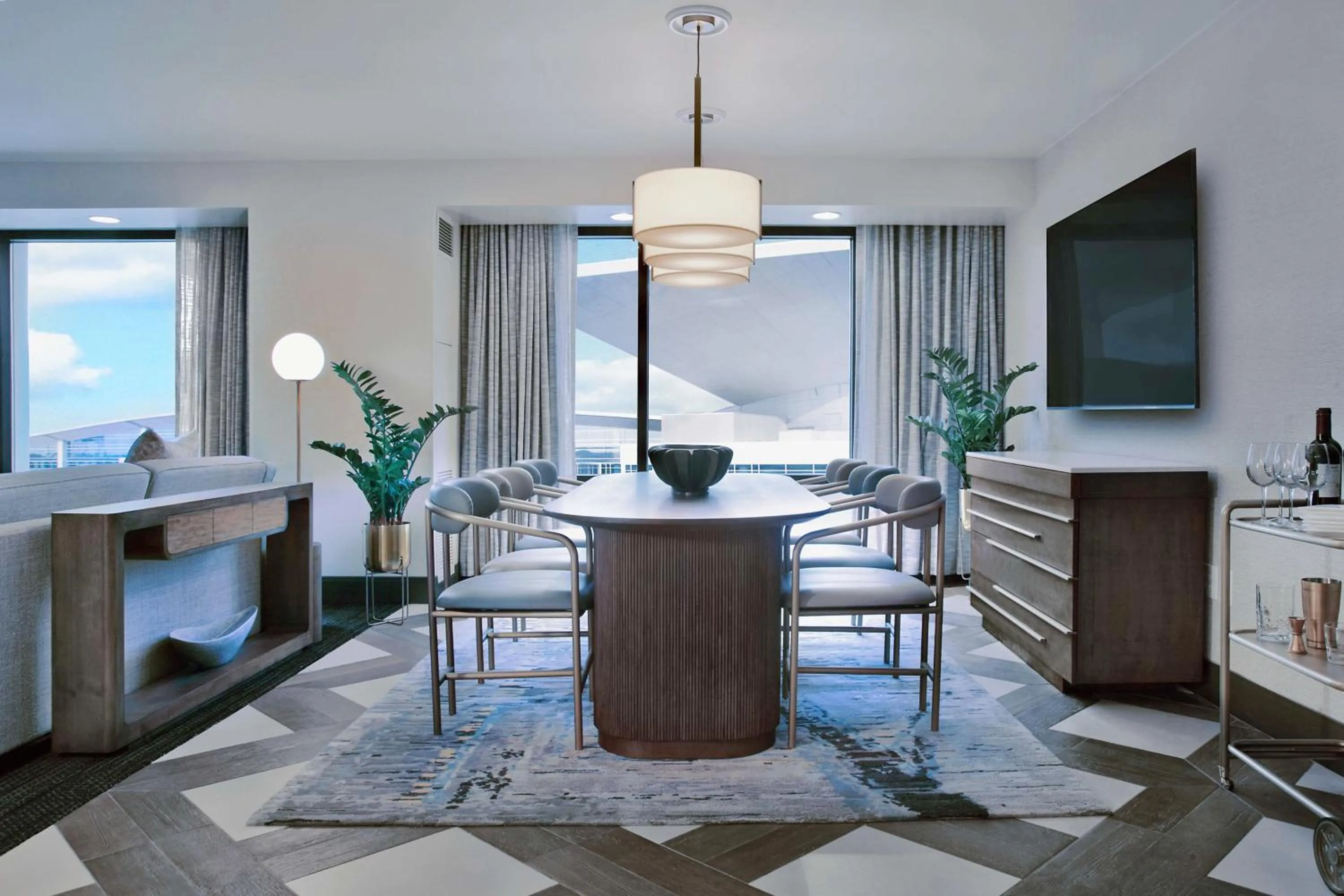 Deluxe Two Room Suite in Hilton Omaha