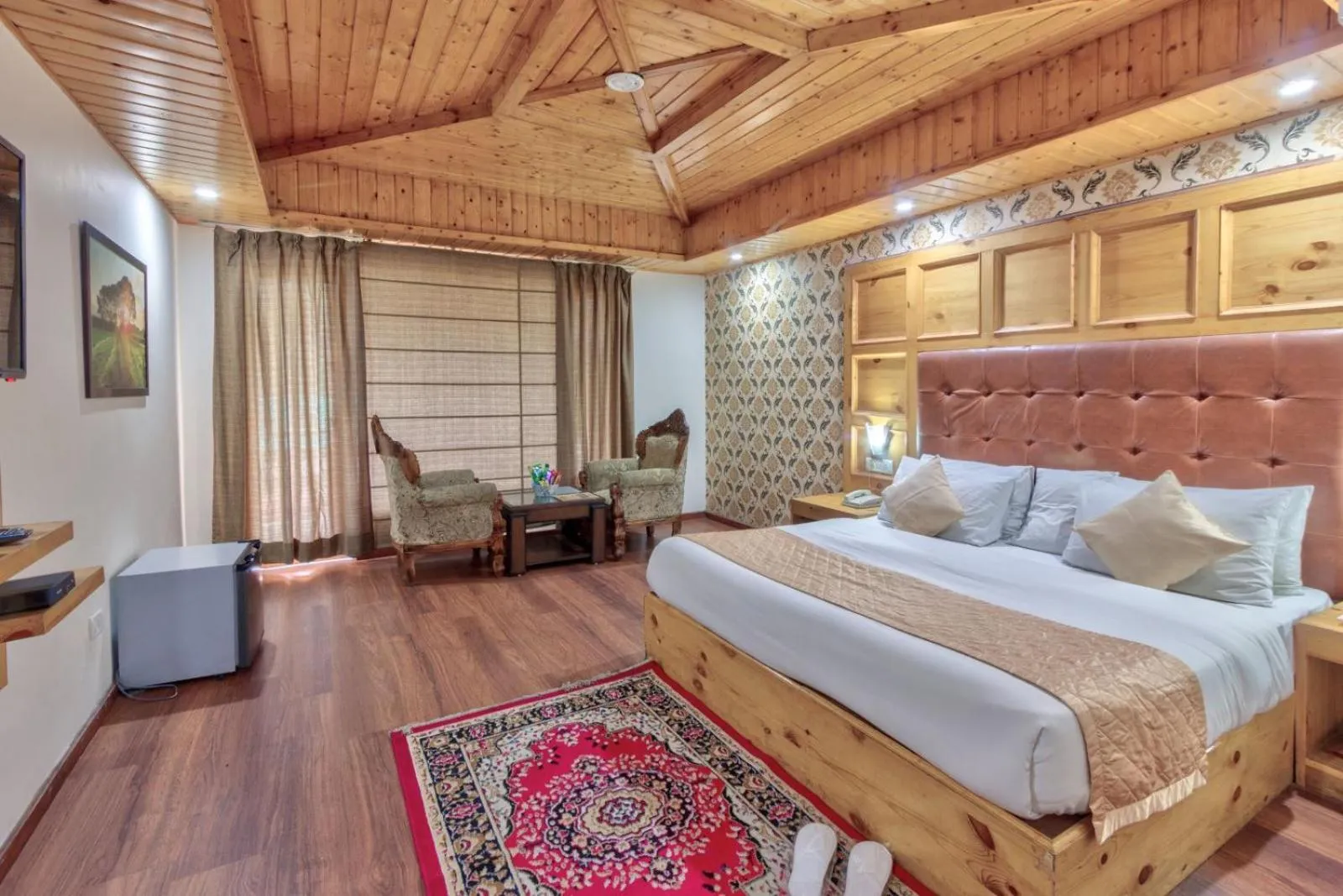 King Room in Grand Krisa Resort & SPA, Manali Experience Luxury With all Weather ACs in Every Room