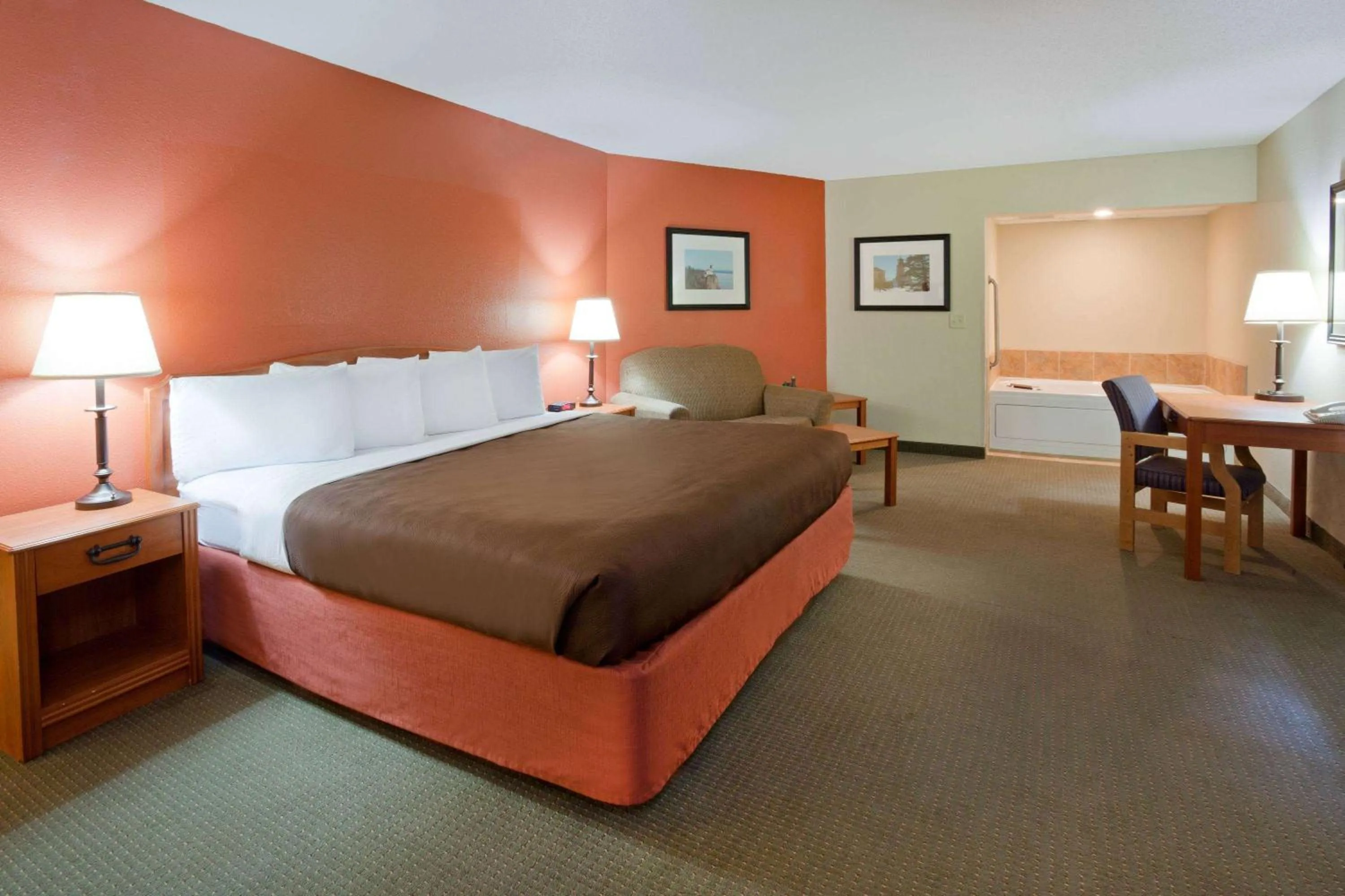 Superior King Suite - Non-Smoking in AmericInn by Wyndham Wetmore Munising