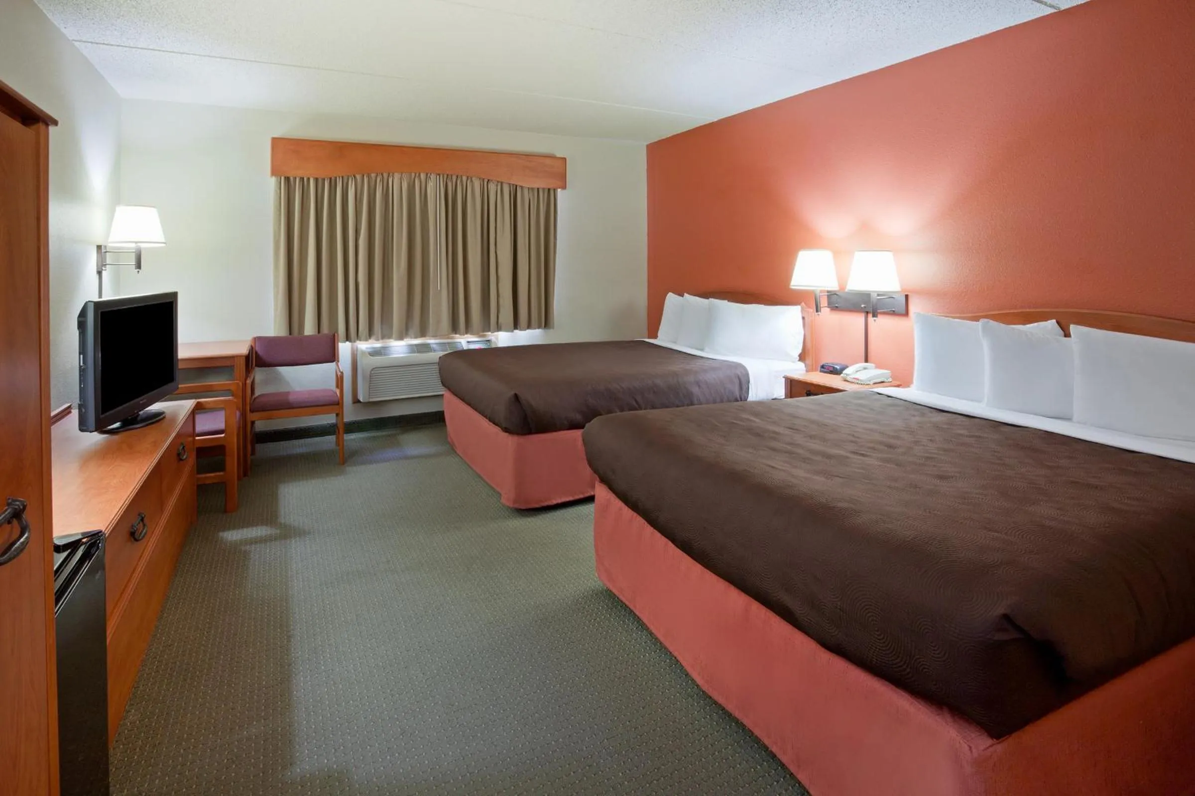 Queen Room with Two Queen Beds - Non-Smoking in AmericInn by Wyndham Wetmore Munising