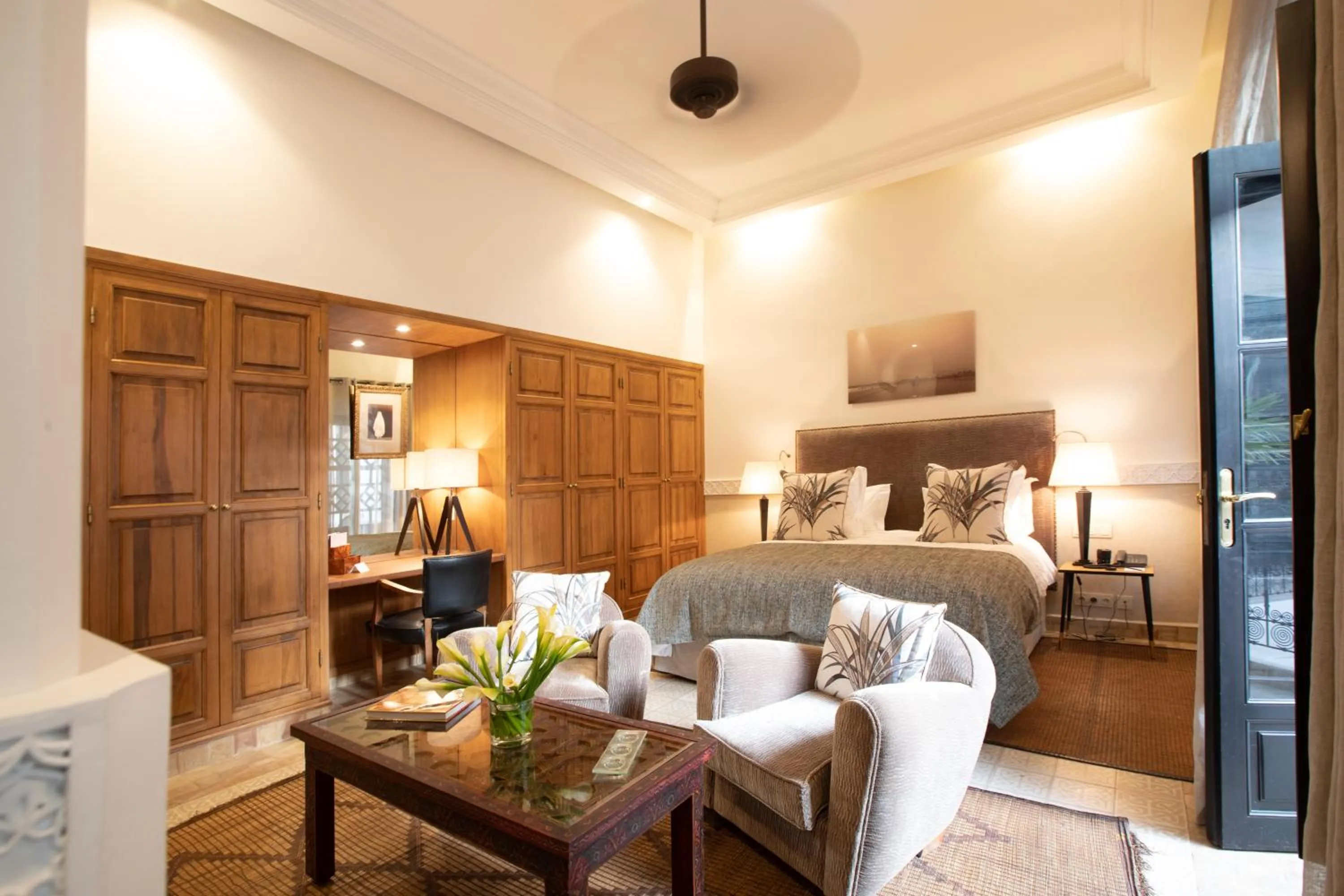 Junior or Duplex Suite Patio View in La Villa des Orangers - Relais & Châteaux