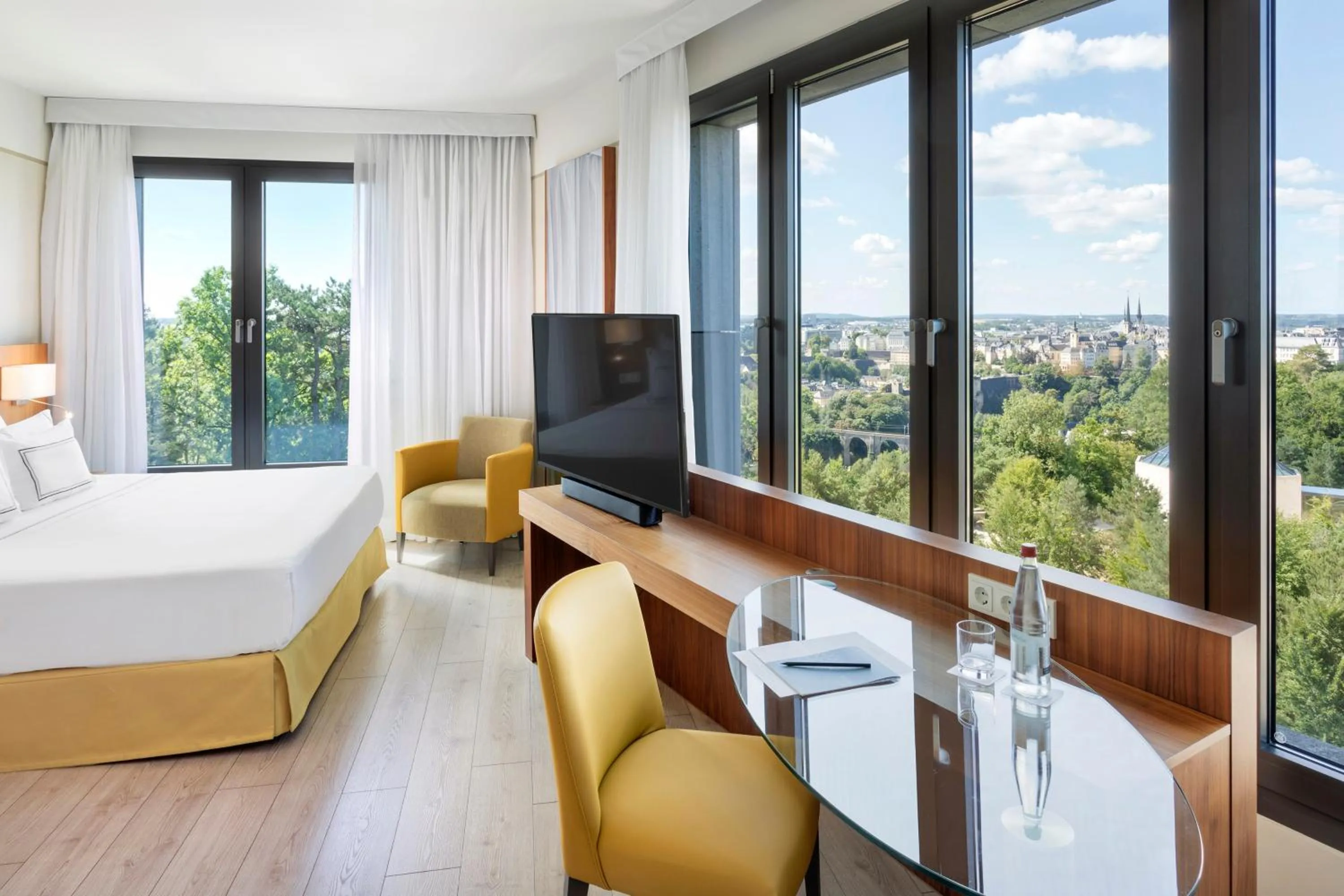 Bed in Melia Luxembourg