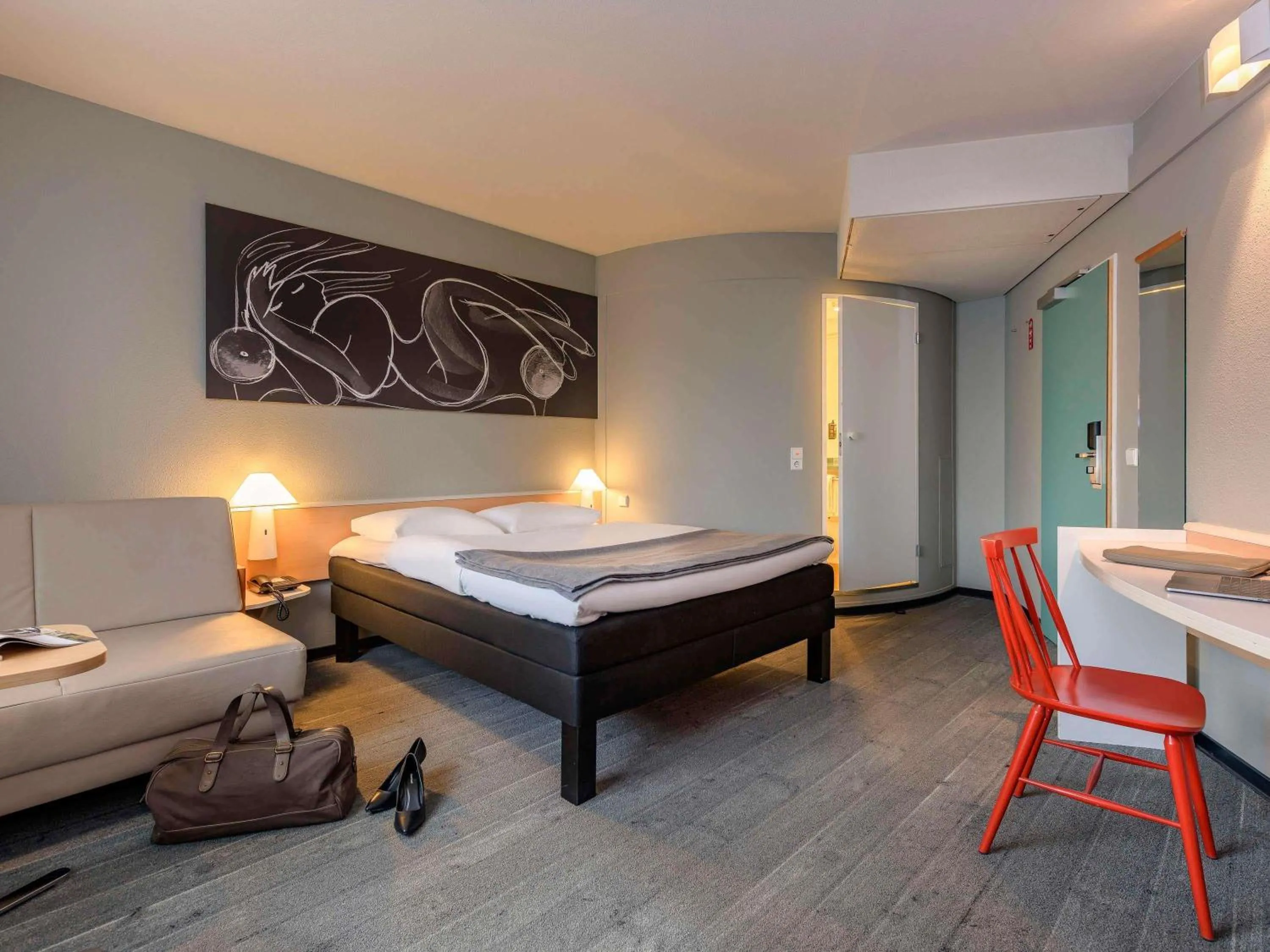 Double Room with Sofa Bed in ibis Hamburg Alsterring