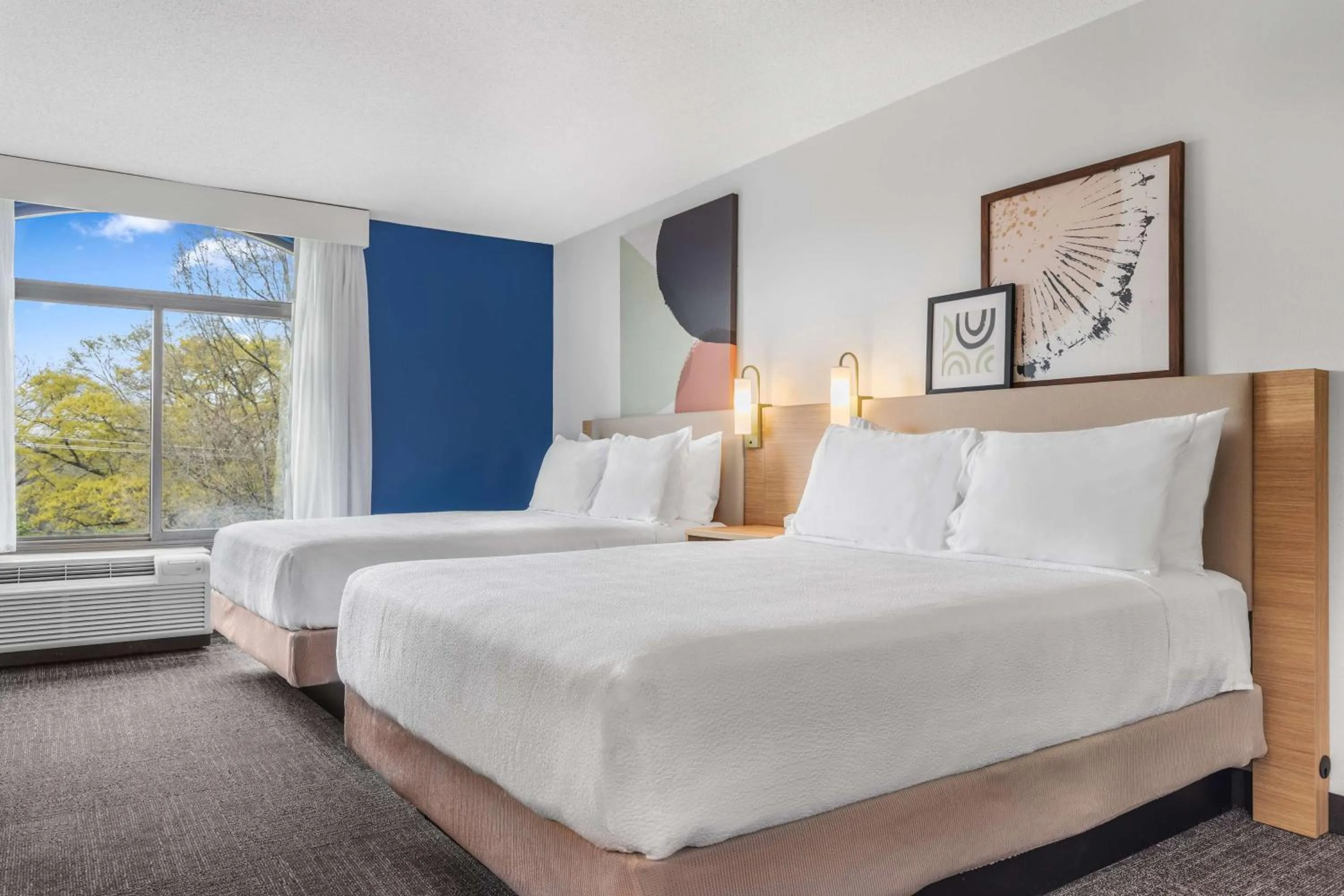 One-Bedroom Queen Suite with Two Queen Beds in Spark By Hilton Charlotte Tyvola I-77