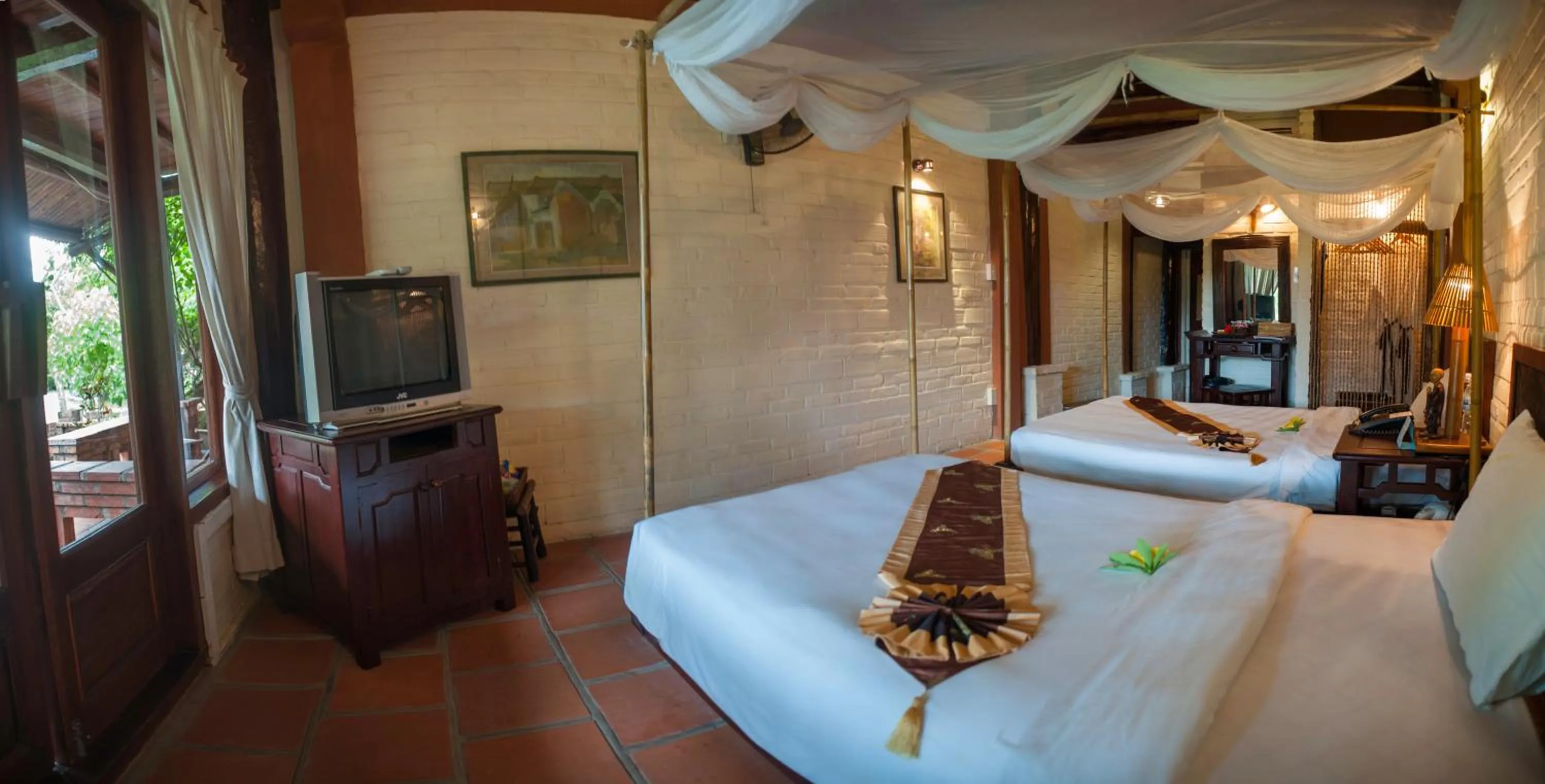 Deluxe Double or Twin Room with Garden View in Van Chai Resort