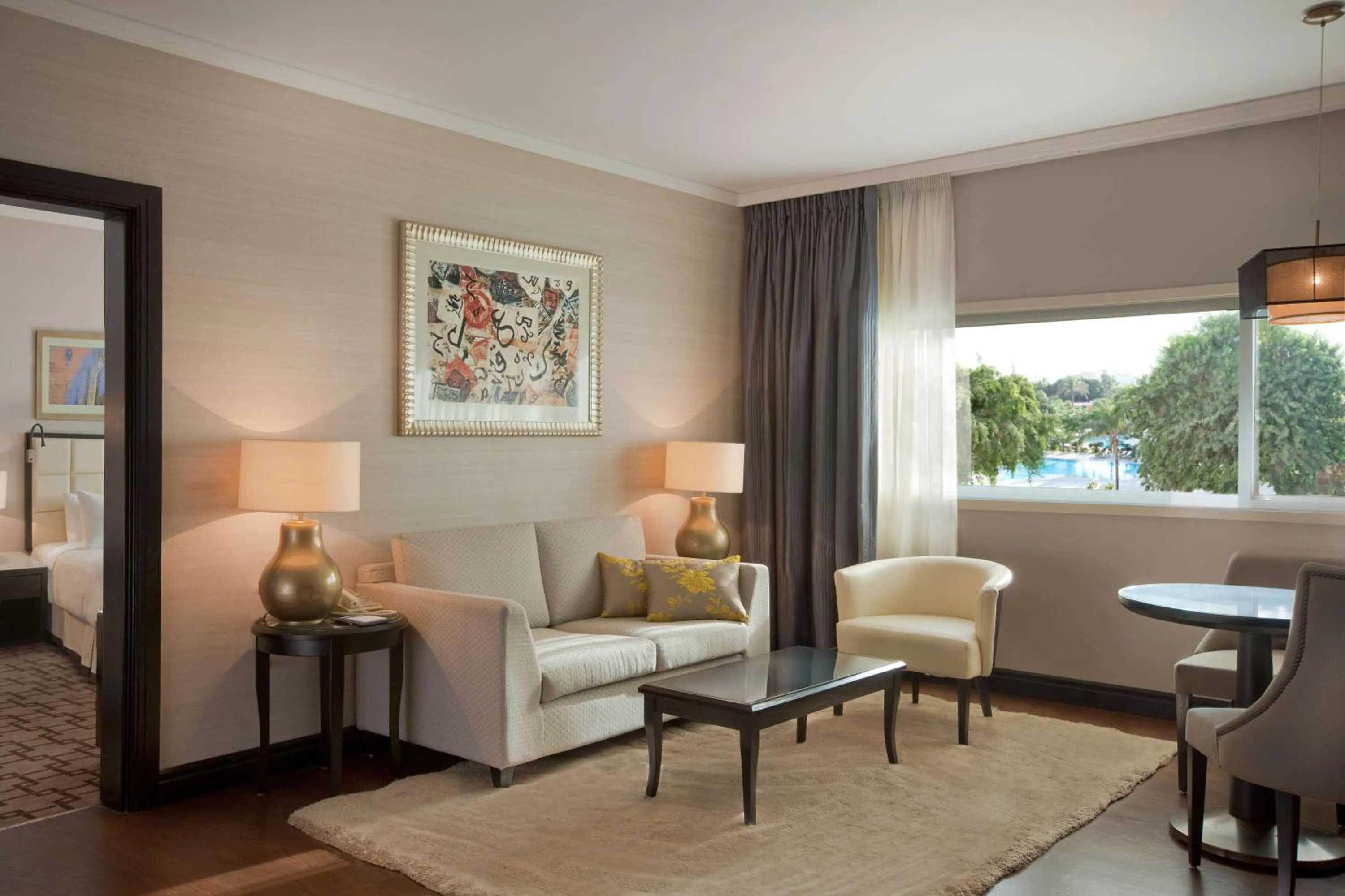 Executive King Suite with Pool View in Hilton Cairo Heliopolis Hotel