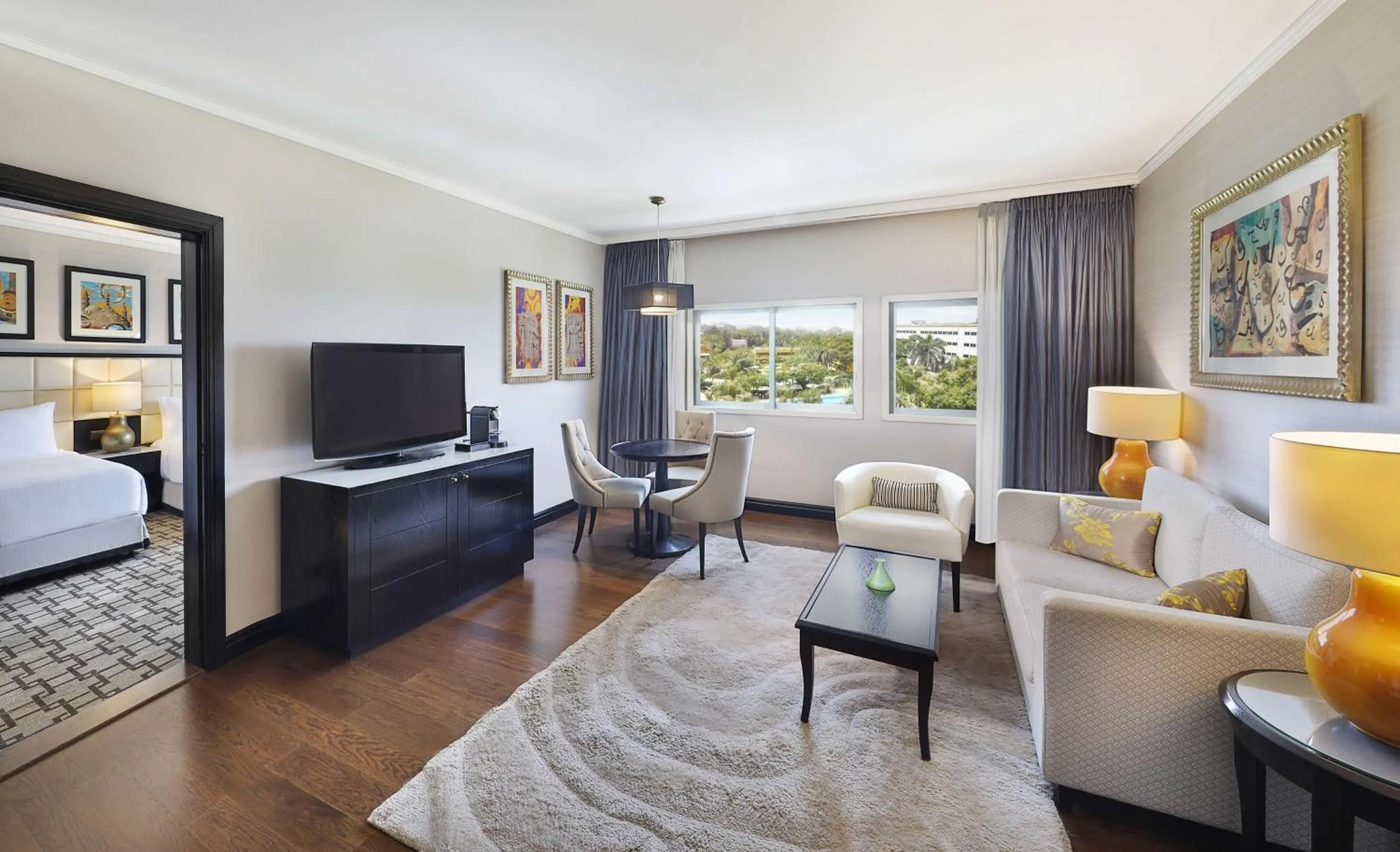 Executive Twin Suite with Pool View in Hilton Cairo Heliopolis Hotel