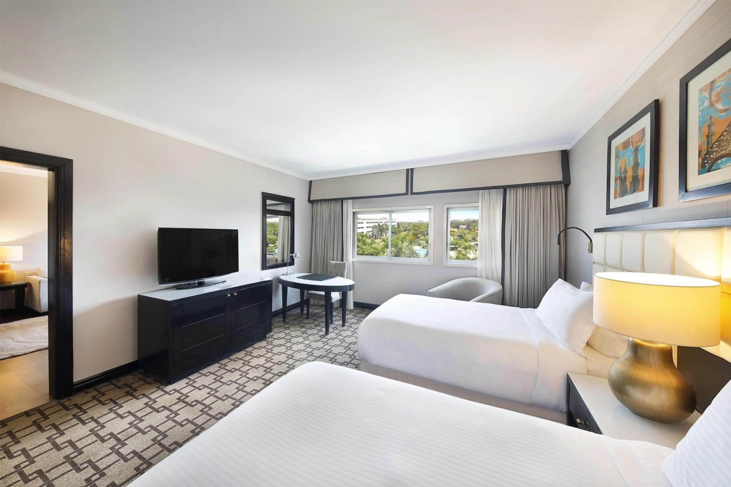 Twin One Bedroom Suite Pool View in Hilton Cairo Heliopolis Hotel