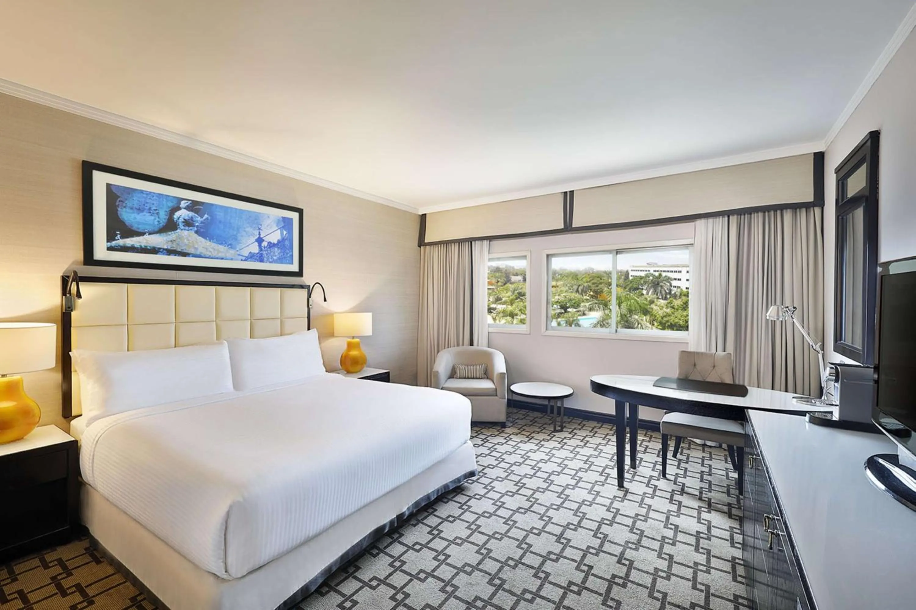 Executive King Room with Pool View in Hilton Cairo Heliopolis Hotel