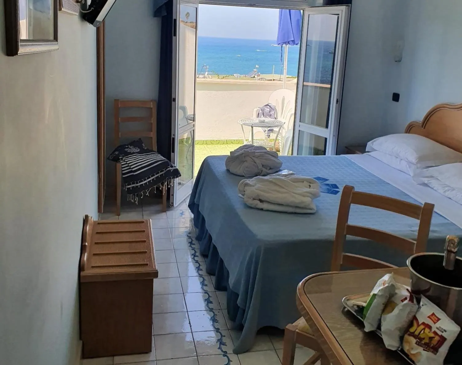 Double Room with Balcony and Sea View in Hotel Punta Imperatore