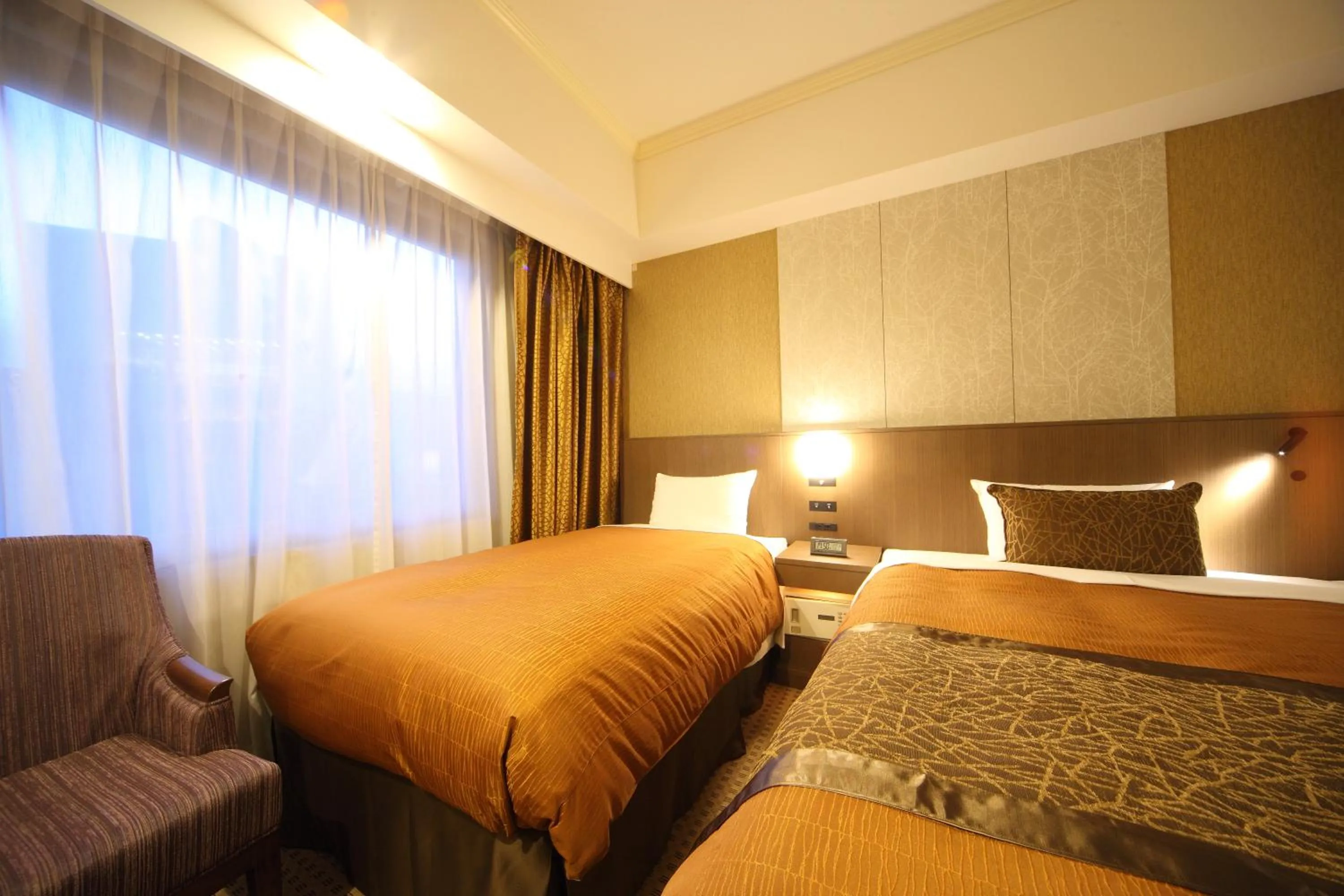 Standard Double Room - single occupancy - Non-Smoking  / 1 extra bed plus for 2 people in Hotel Metropolitan Nagano
