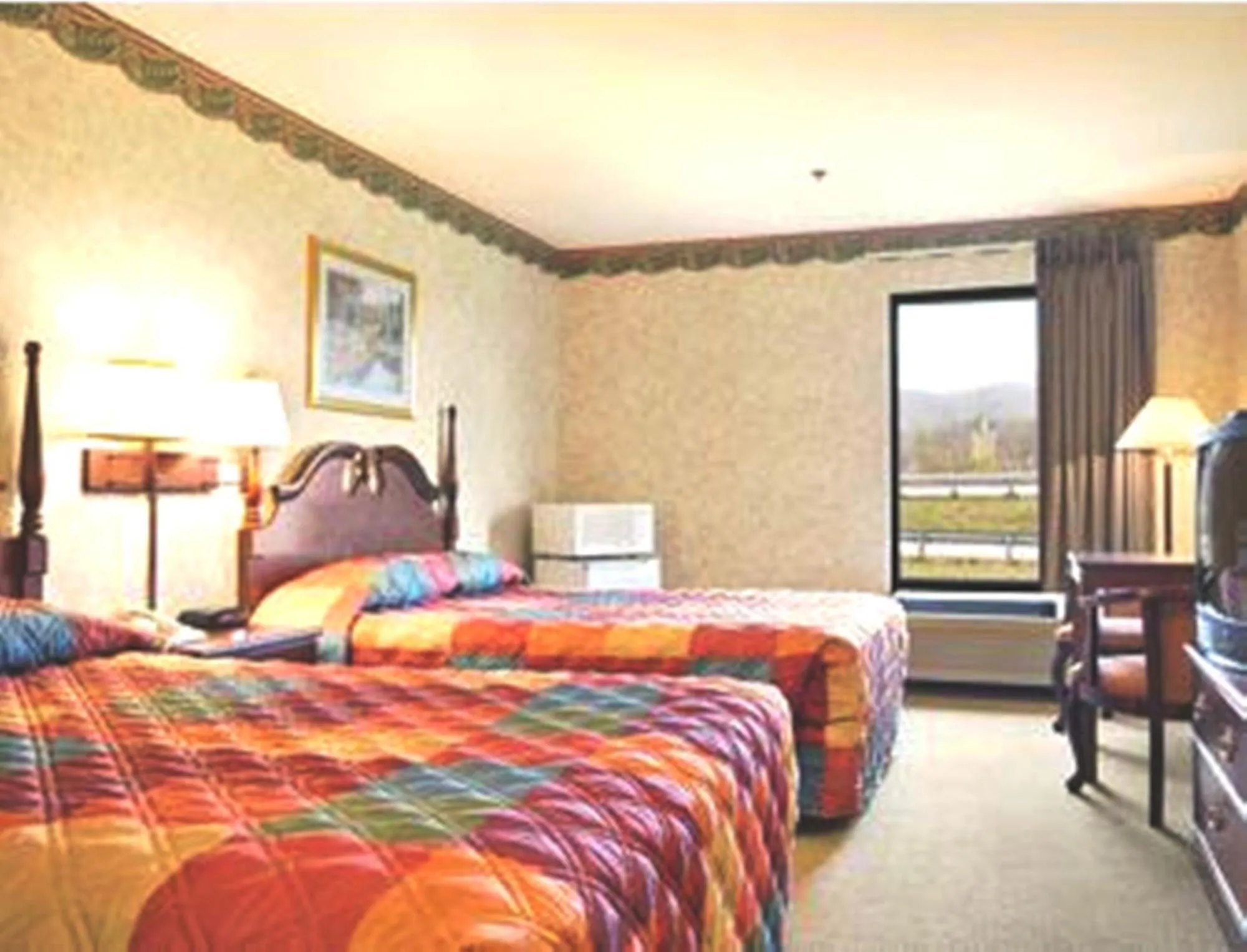 Queen Room with Two Queen Beds - Non-Smoking in Super 8 by Wyndham Erwin, I-26 Exit 37