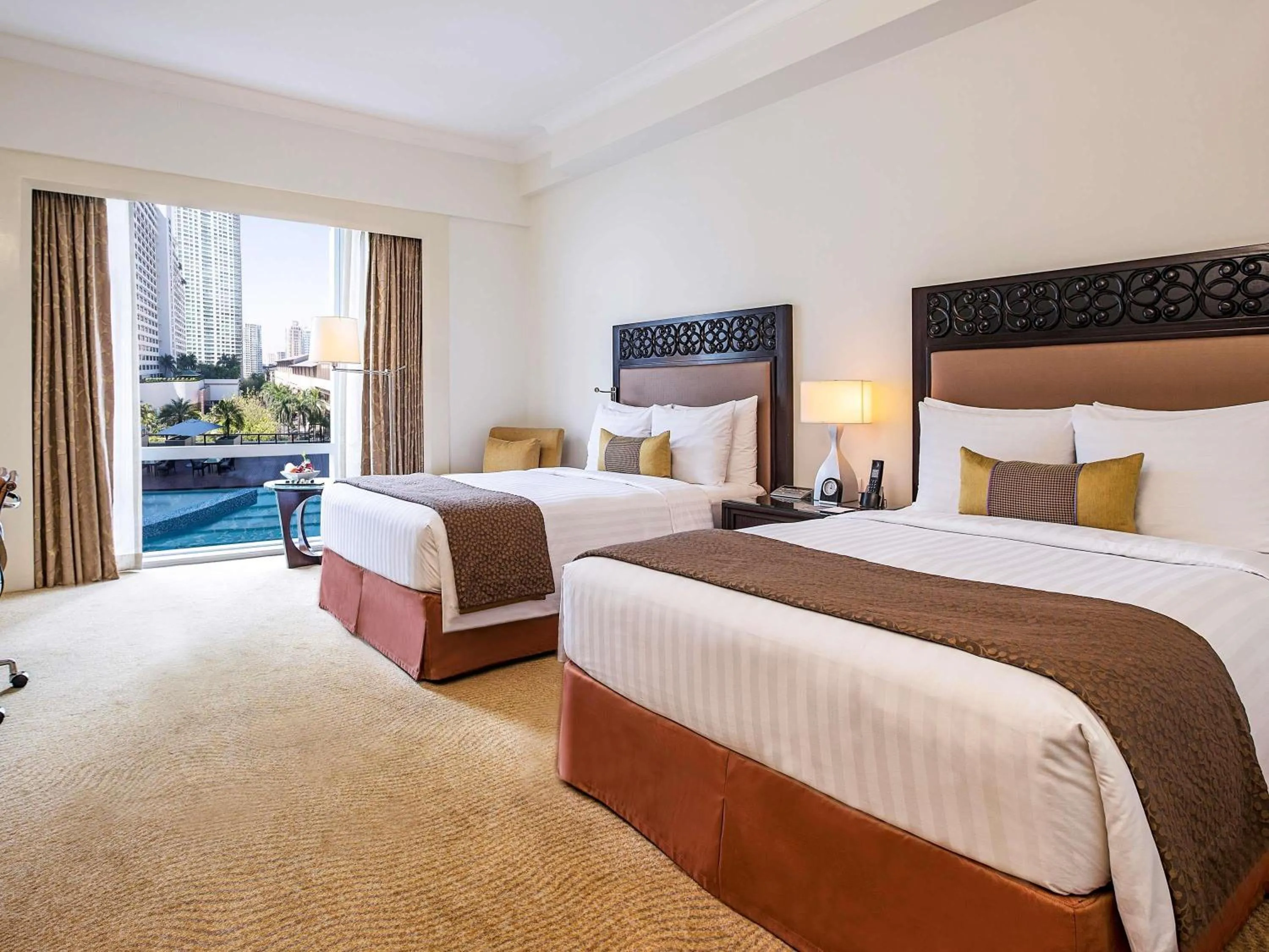 Fairmont Double Room with Two Double Beds in Fairmont Makati