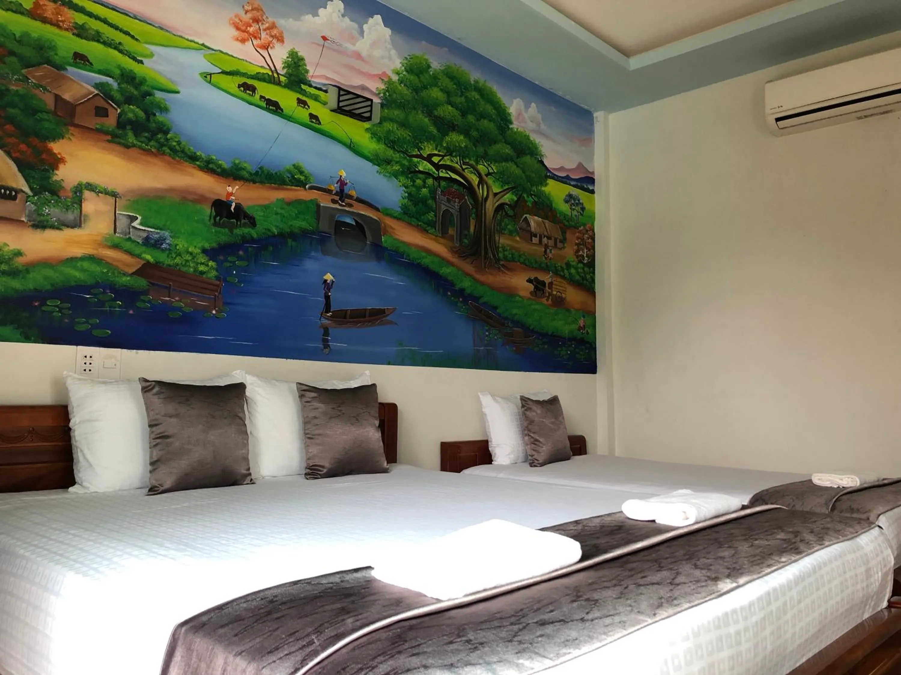 Triple Room with Pool View - single occupancy in Palafita Bungalow