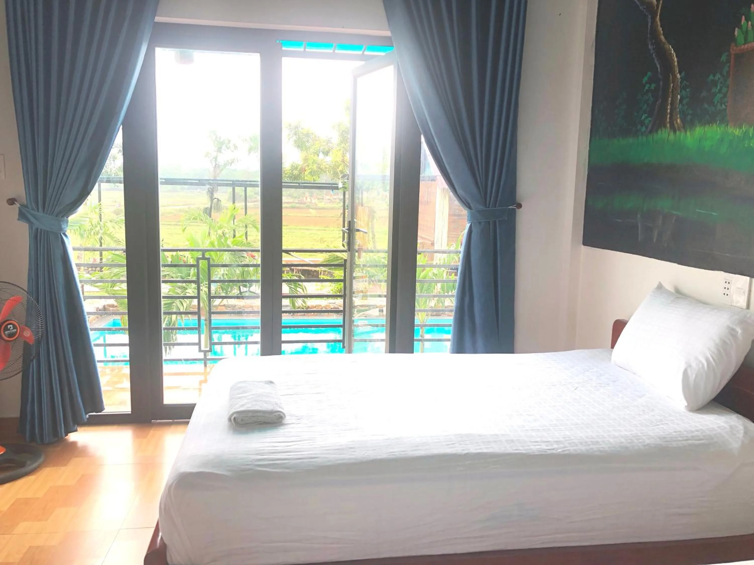 Quadruple Room with Mountain View in Palafita Bungalow