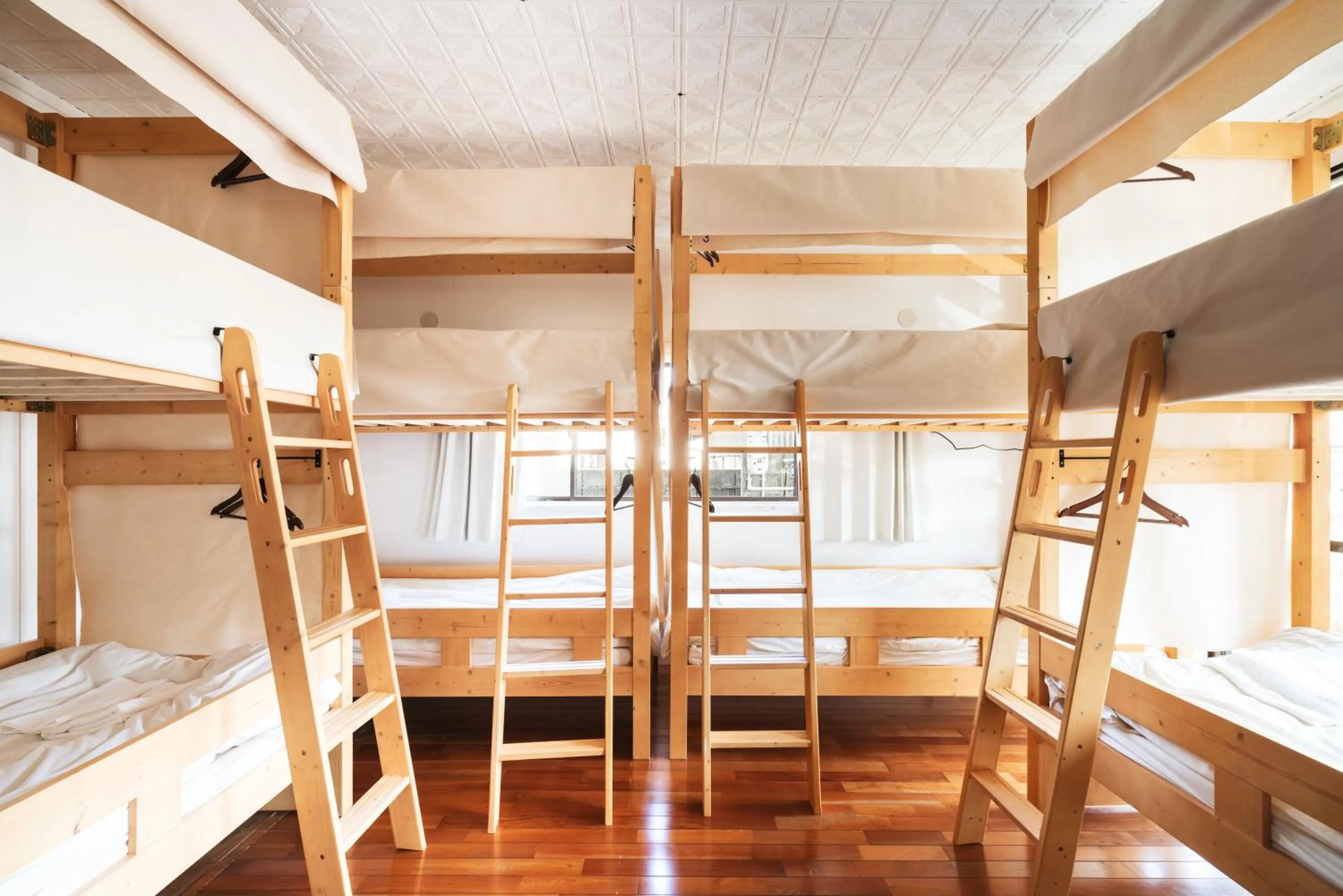 Bunk Bed in Mixed Dormitory Room in Hostel Marika -ホステルマリカ-
