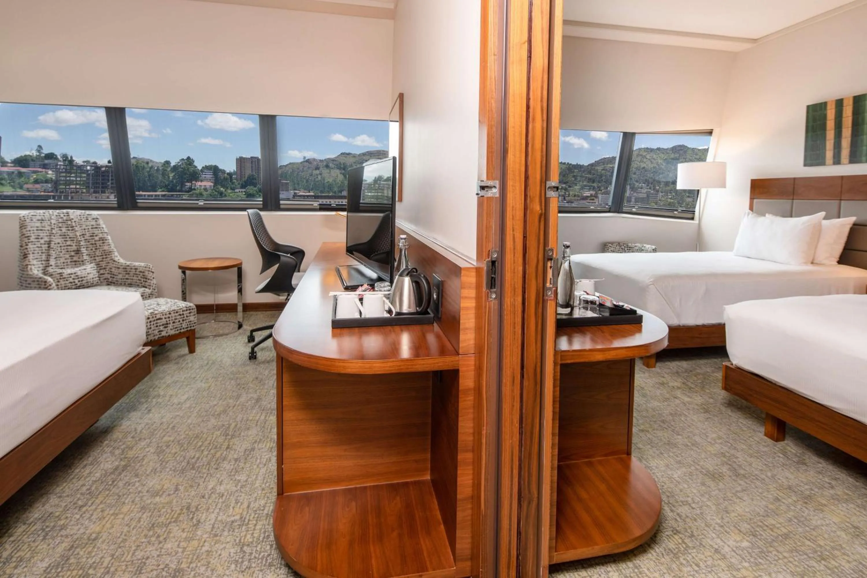 Two-Bedroom Connecting Family Room in Hilton Garden Inn Mbabane