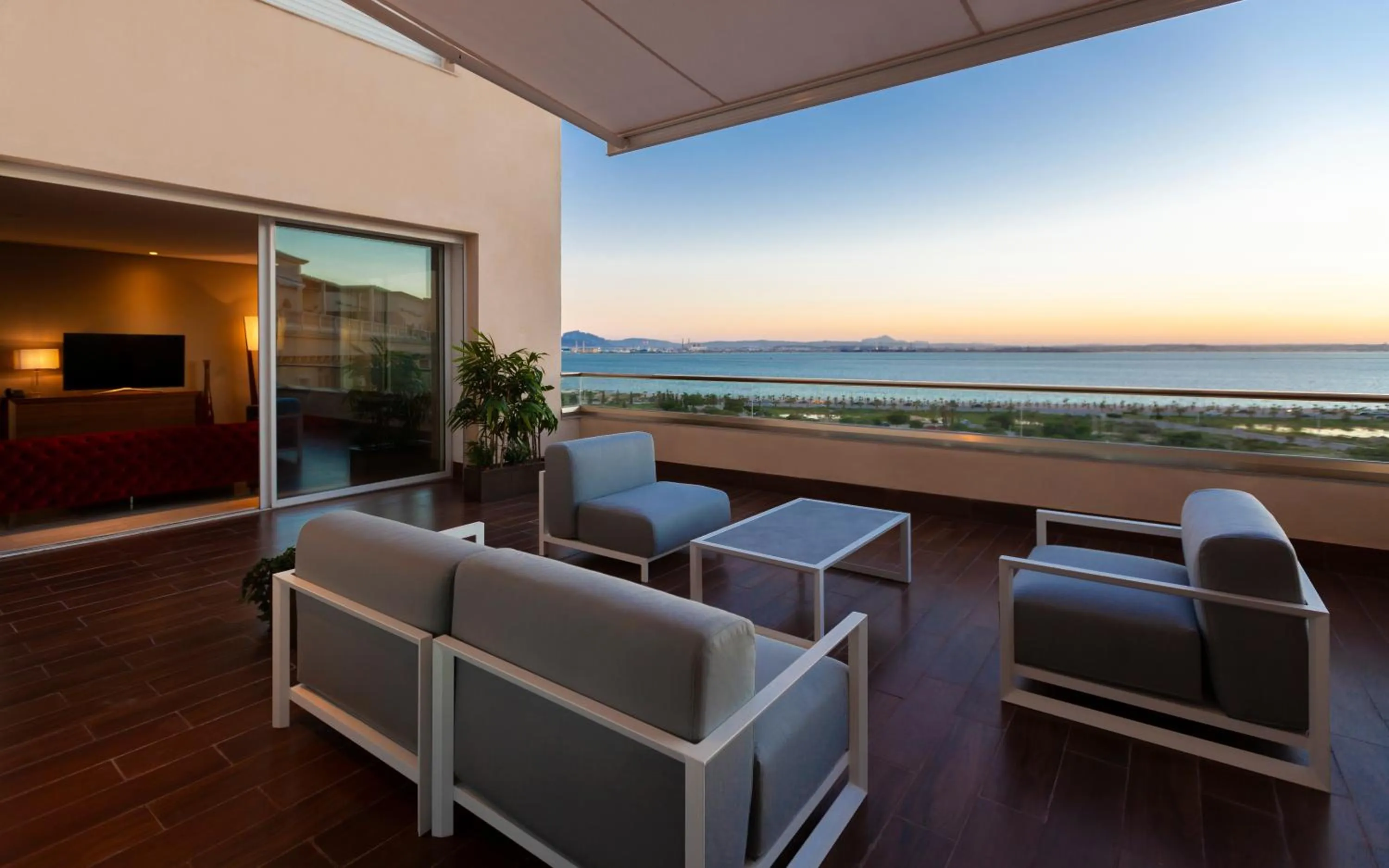 Prestige Suite with Terrace – Lake View - single occupancy in ADAM Hotel Suites