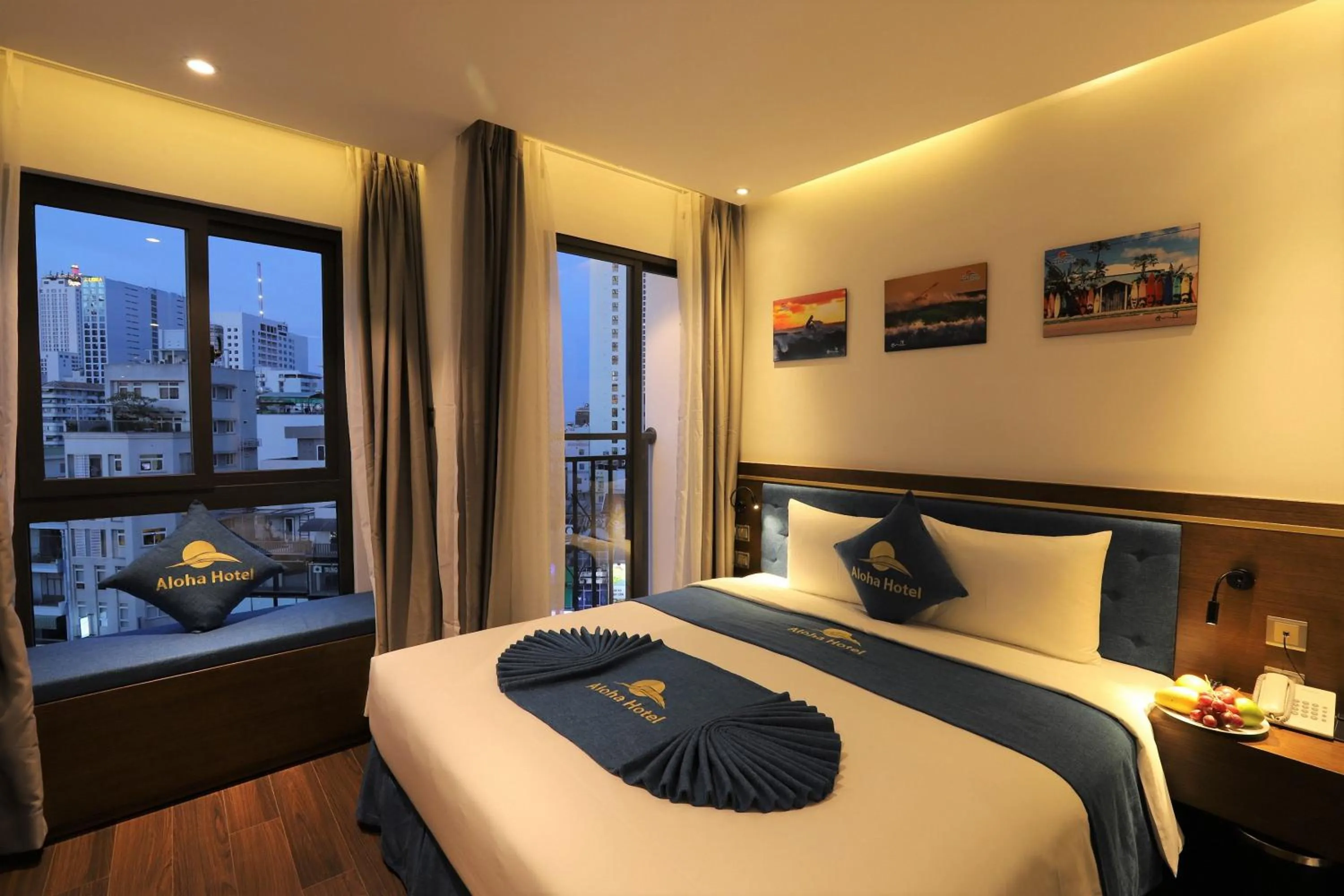 Deluxe Double or Twin Room with City View in Aloha Hotel Nha Trang