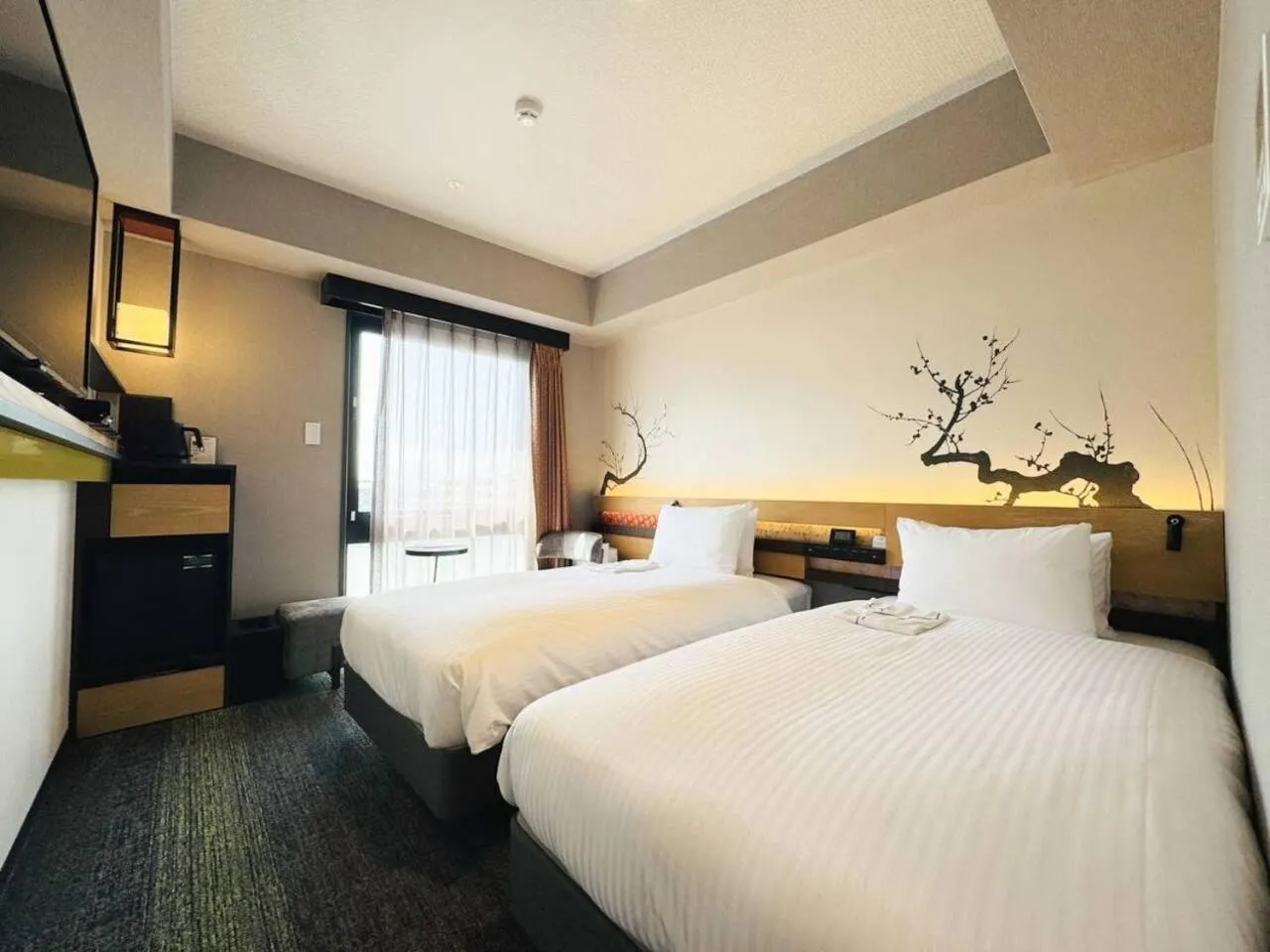 Standard Twin Room in Shizutetsu Hotel Prezio Kyoto Karasumaoike