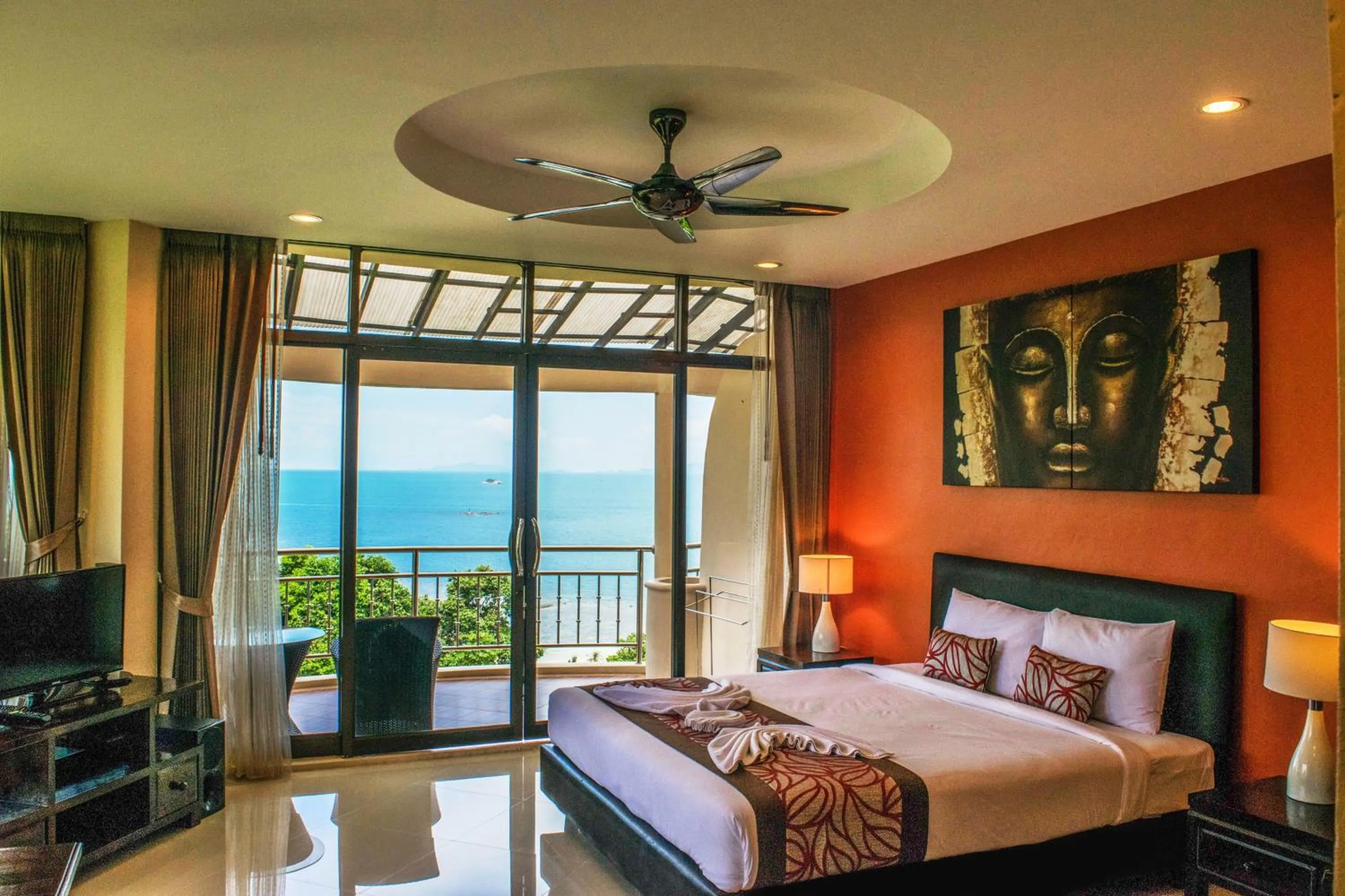 Sea View Corner Suites in Sunset Hill Boutique Resort Koh Phangan