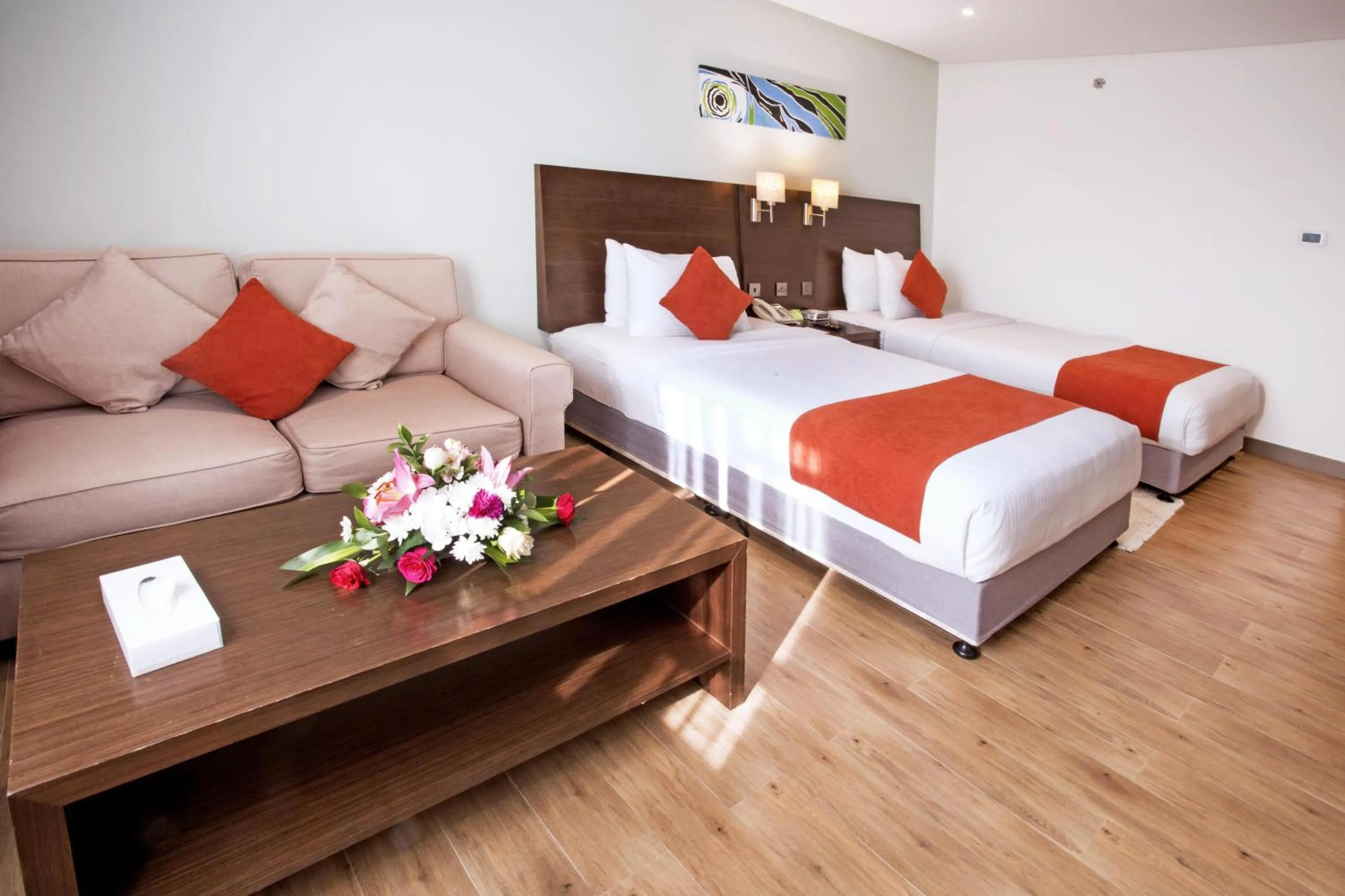 Superior Twin Room with City View in Best Western Premier Muscat