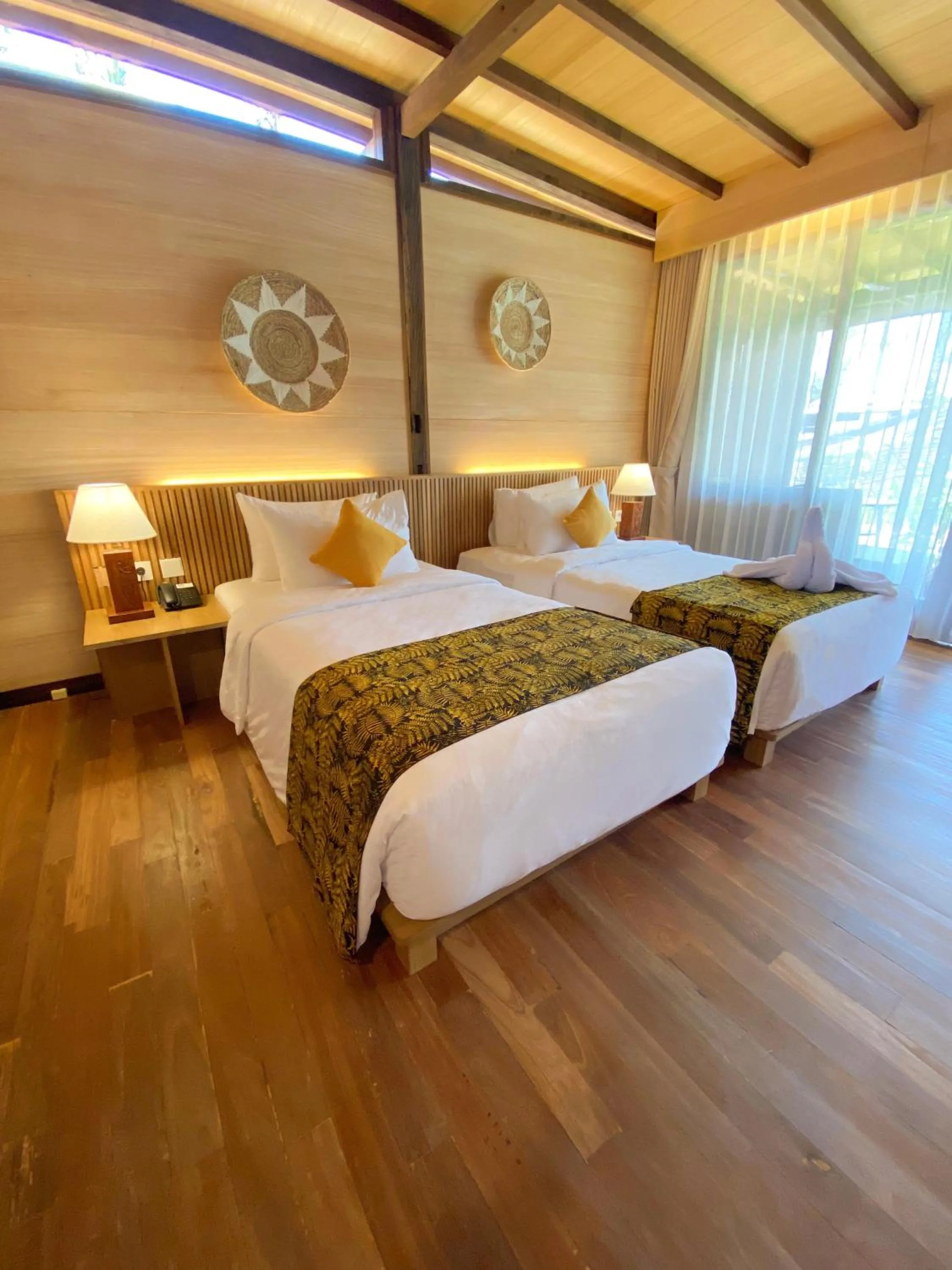 Twin Room with Garden View in Villa So Long Banyuwangi - Ijen