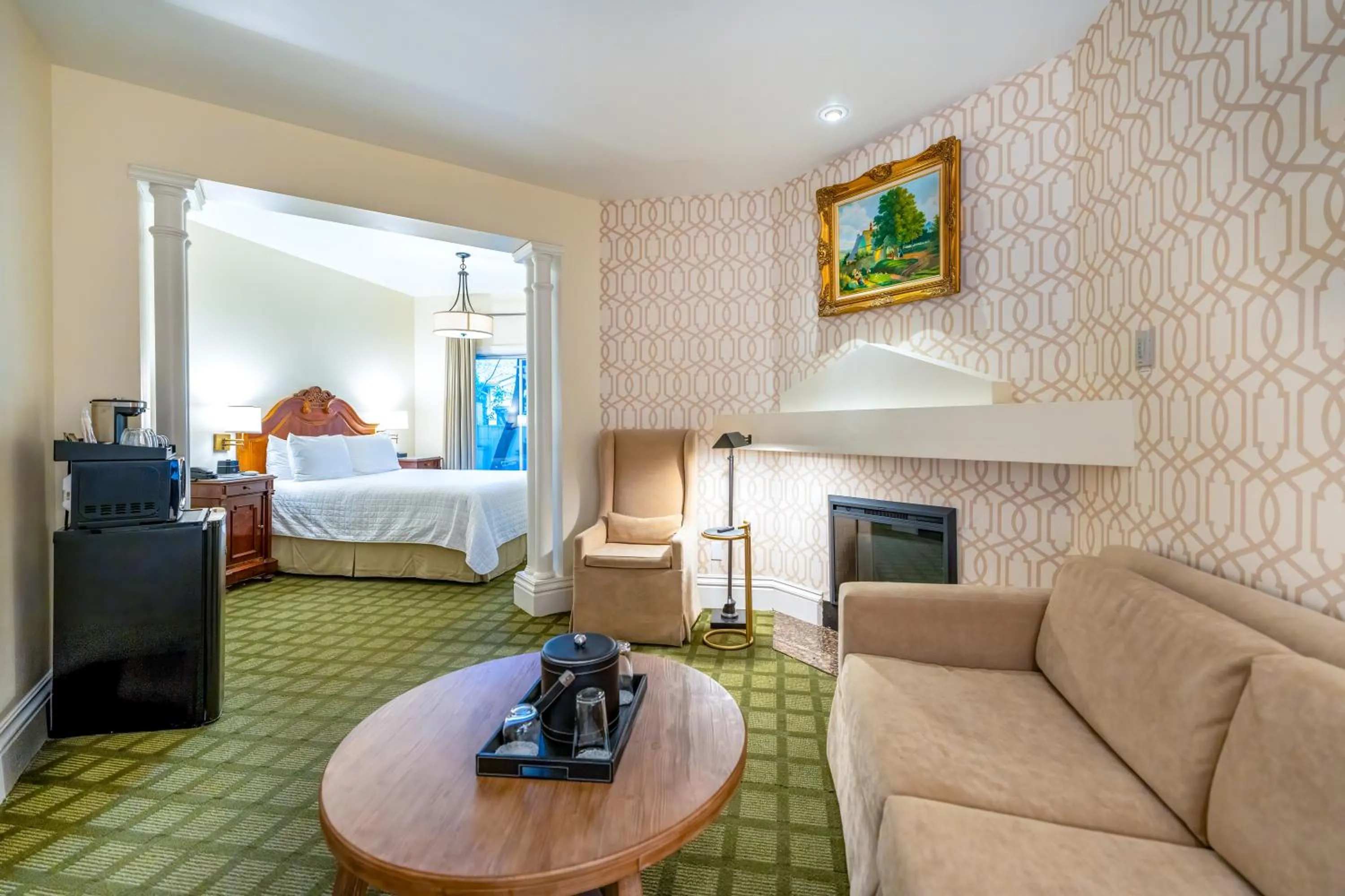 Queen Room with Sofa Bed and Private Patio - Non-Smoking in The Bergson, BW Signature Collection