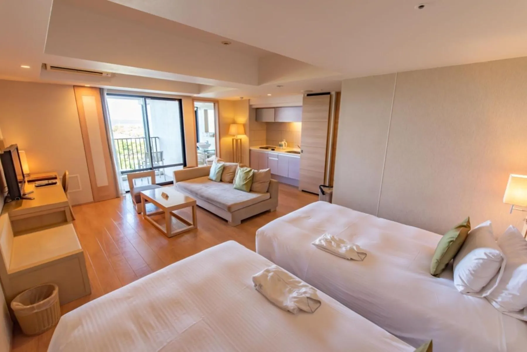 Twin Studio - 3rd or 4th Floor in Moon Ocean Ginowan Hotel & Residence