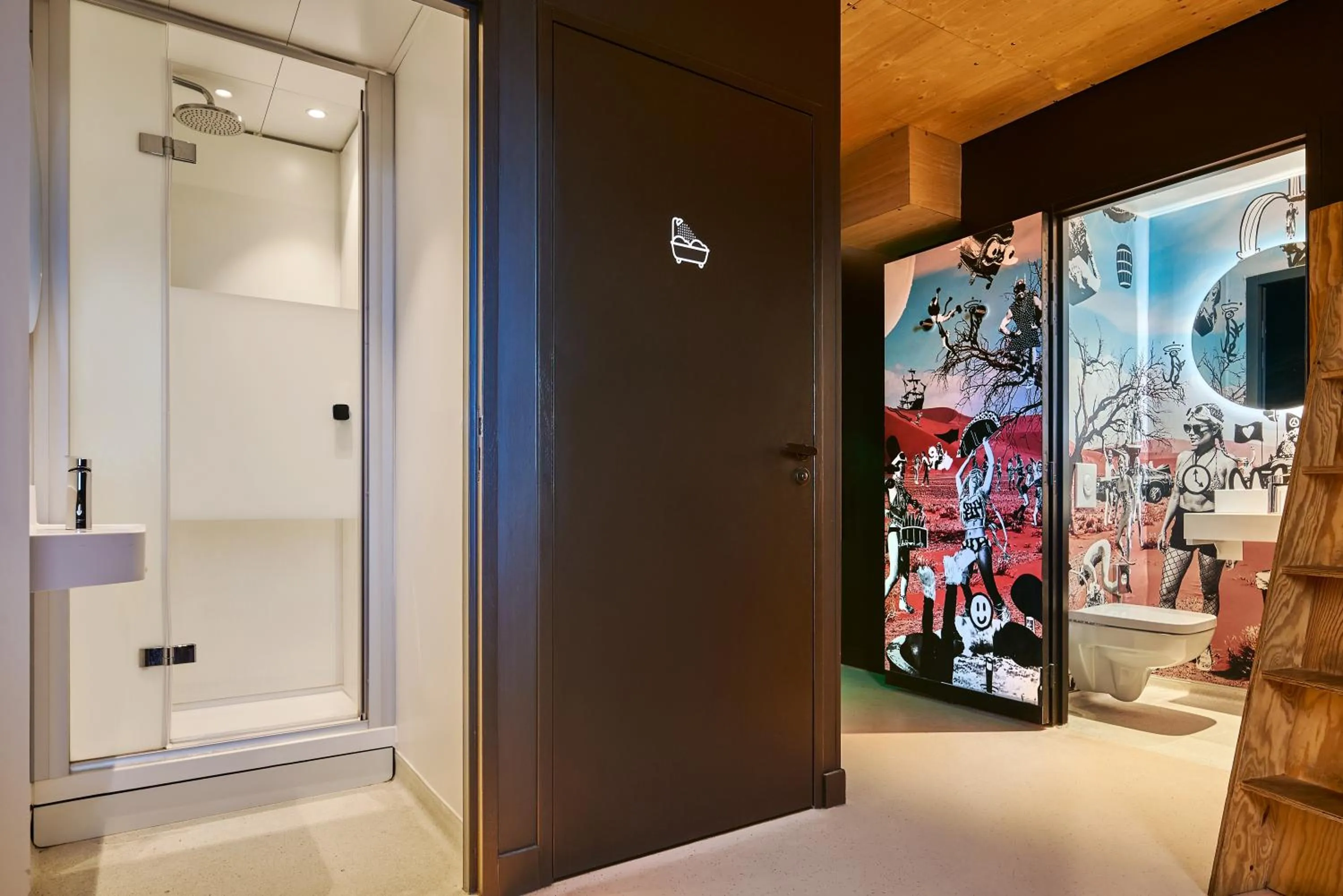 Twin Room with Private Bathroom in JO&JOE Paris Gentilly - Auberge de Jeunesse