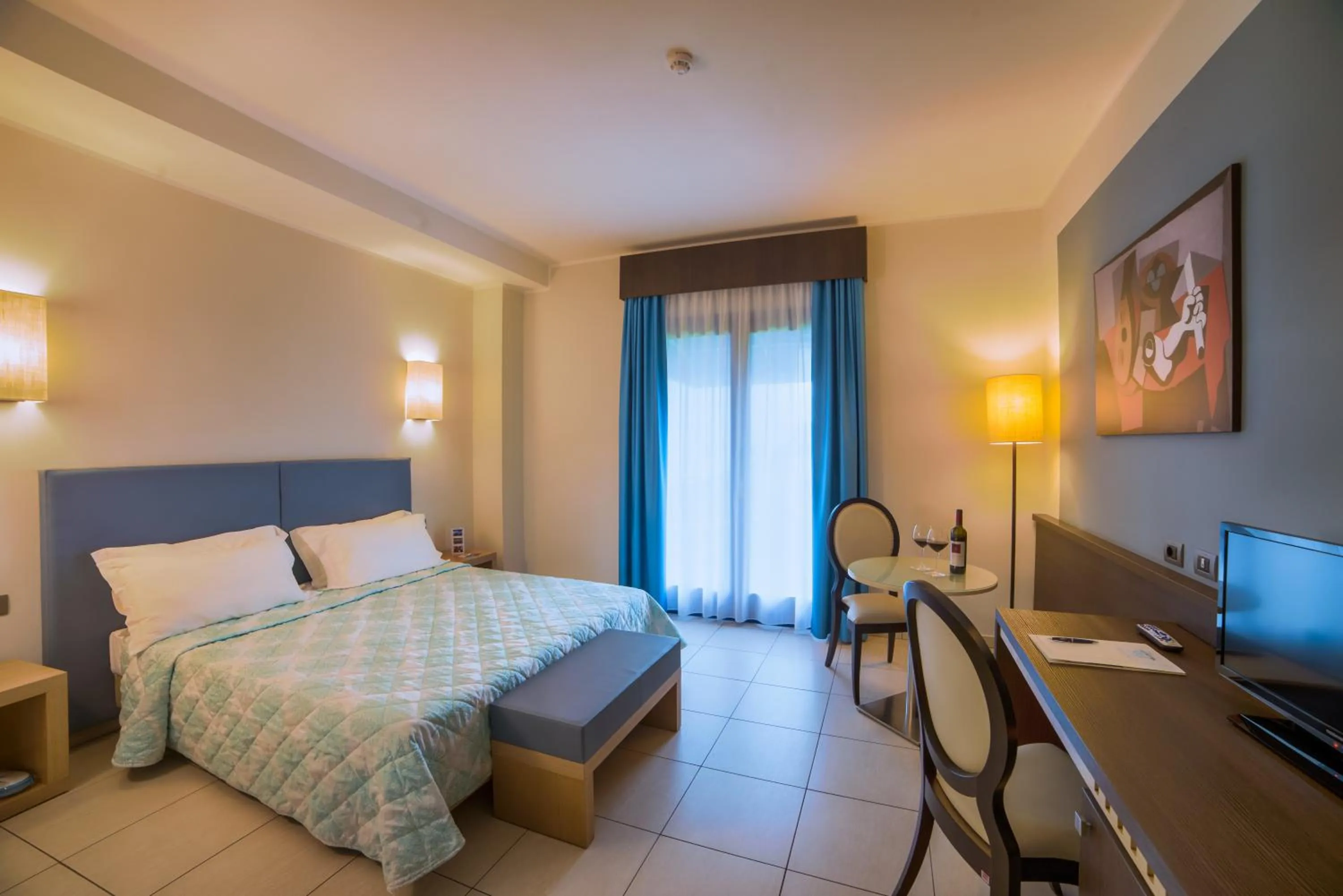 Double or Twin Room with Balcony in Lu' Hotel Carbonia