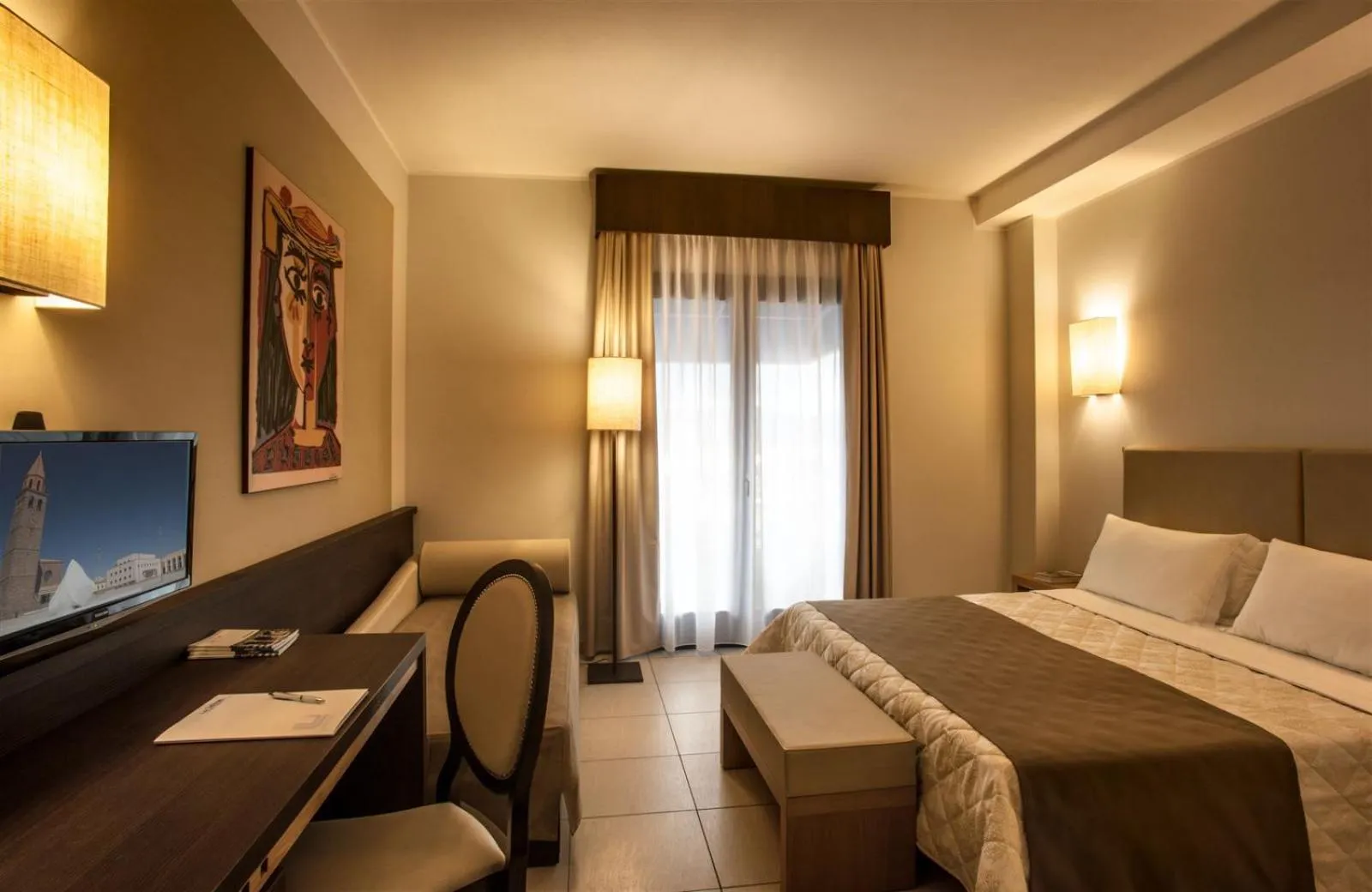 Deluxe Double or Twin Room with Balcony in Lu' Hotel Carbonia