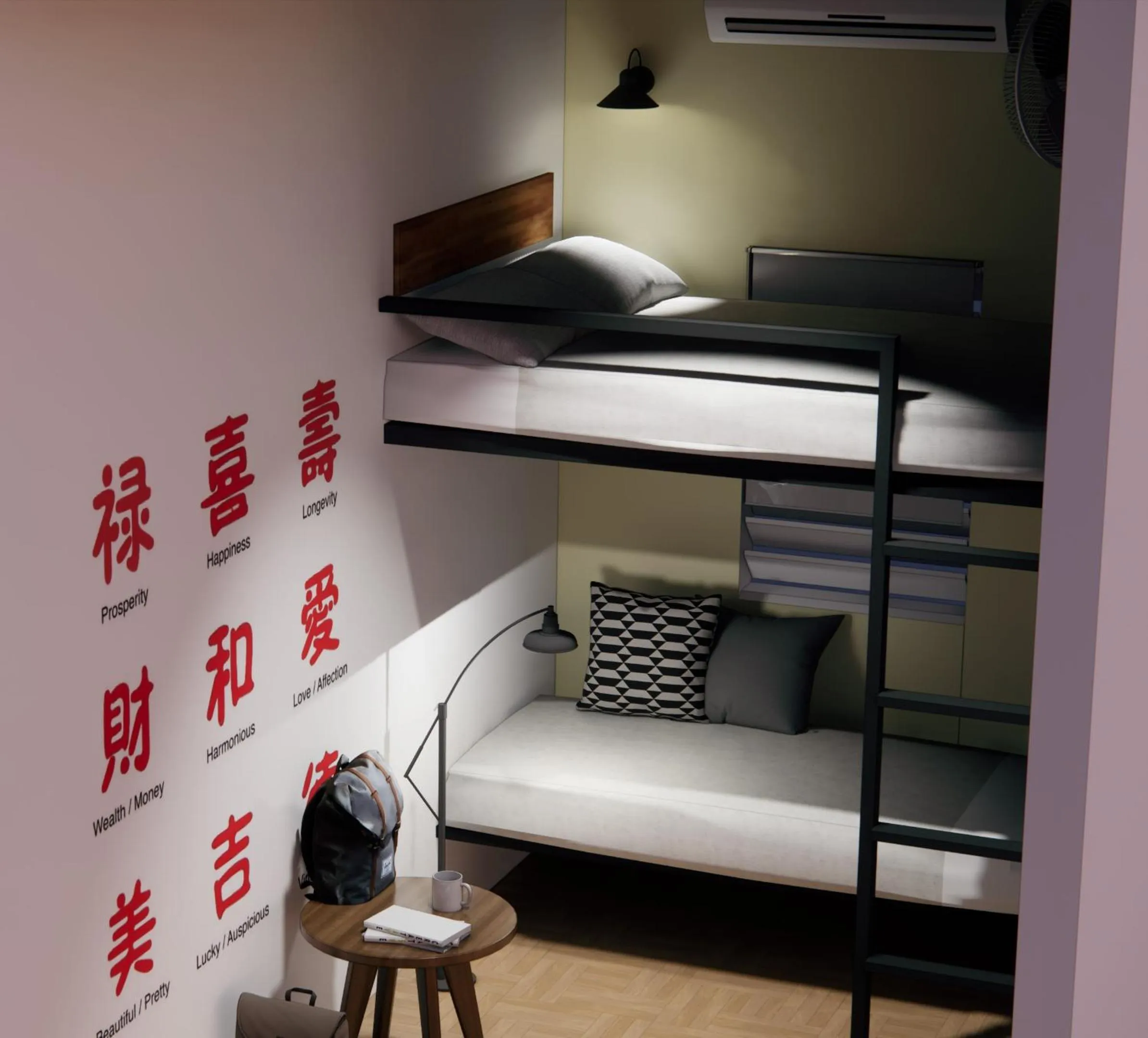 Standard Double Room with Shared Bathroom in Yu Cafe Hostel
