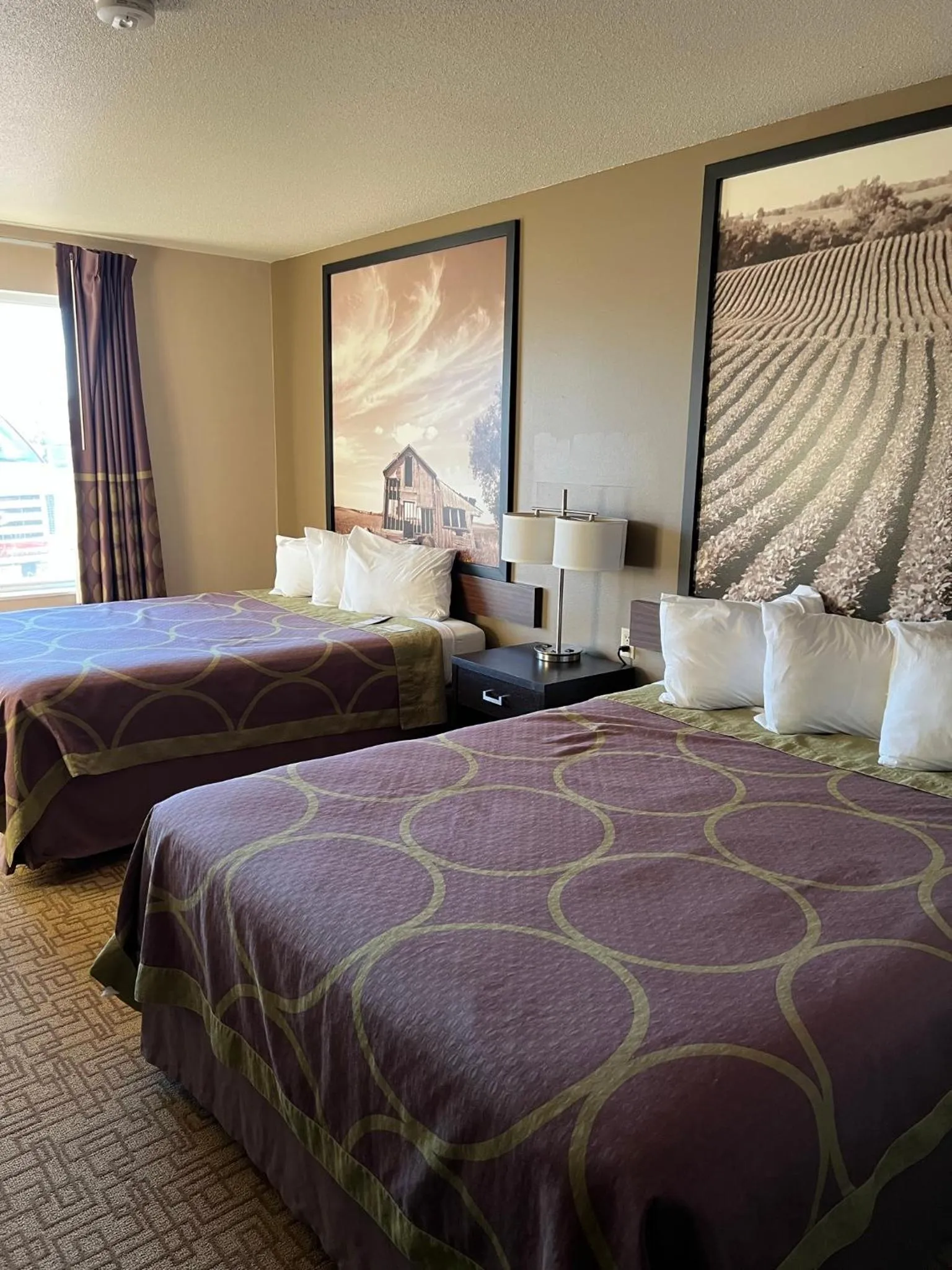 Queen Room with Two Queen Beds and Kitchenette - Non-Smoking in Super 8 by Wyndham Jackson MN