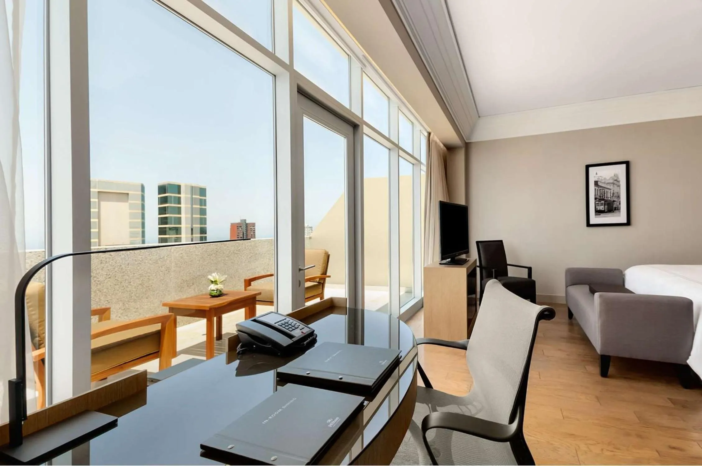 King Bed Executive with Balcony - single occupancy in Hilton Lima Miraflores