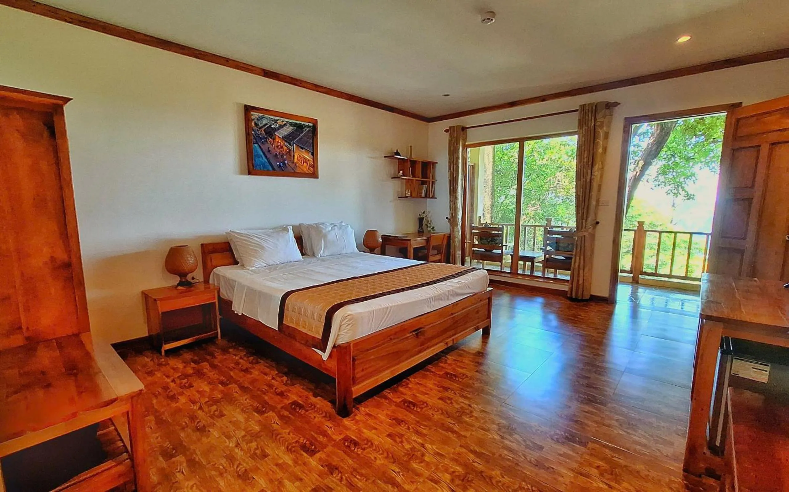 Deluxe Double Room with Partial Ocean & Garden View in Ancarine Beach Resort