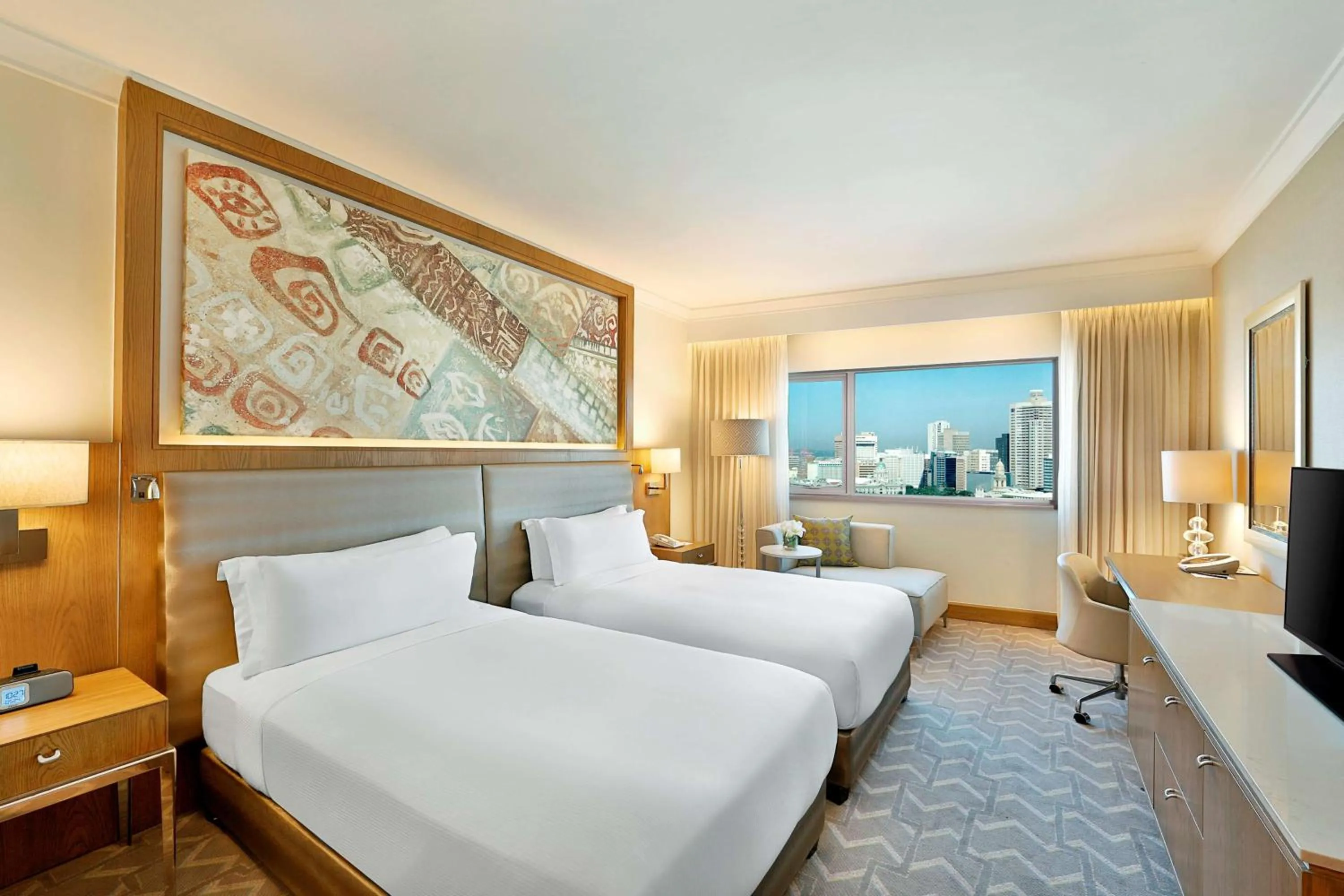 Executive Twin Room in Hilton Durban