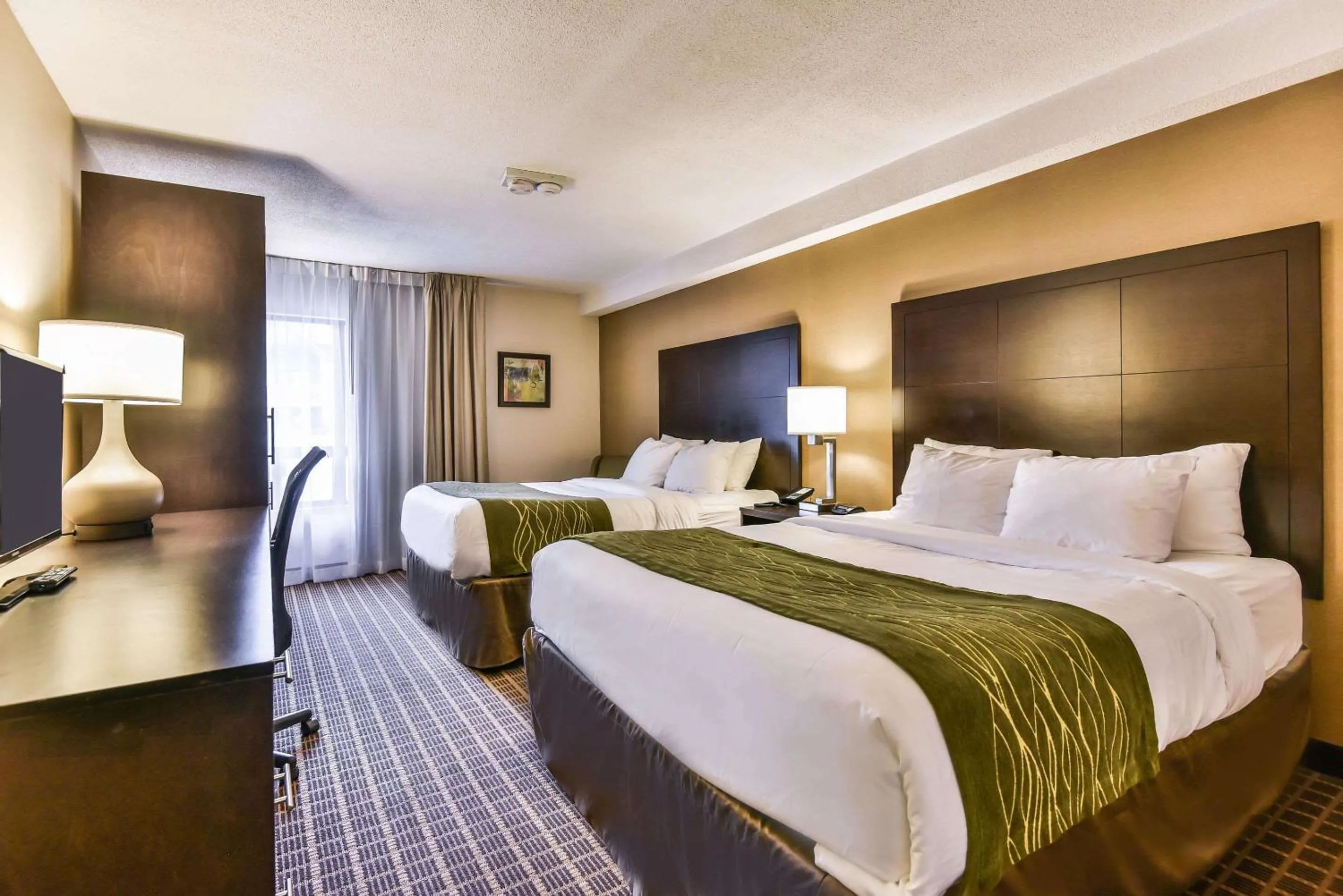 Queen Room with Two Queen Beds - Ground Floor in Comfort Inn