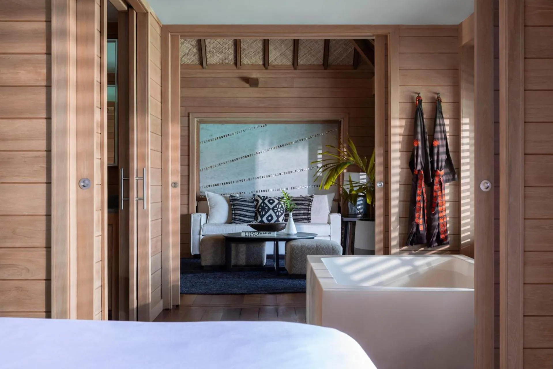 One Bedroom Premier Mountain view Overwater Bungalow Suite King in Four Seasons Resort Bora Bora