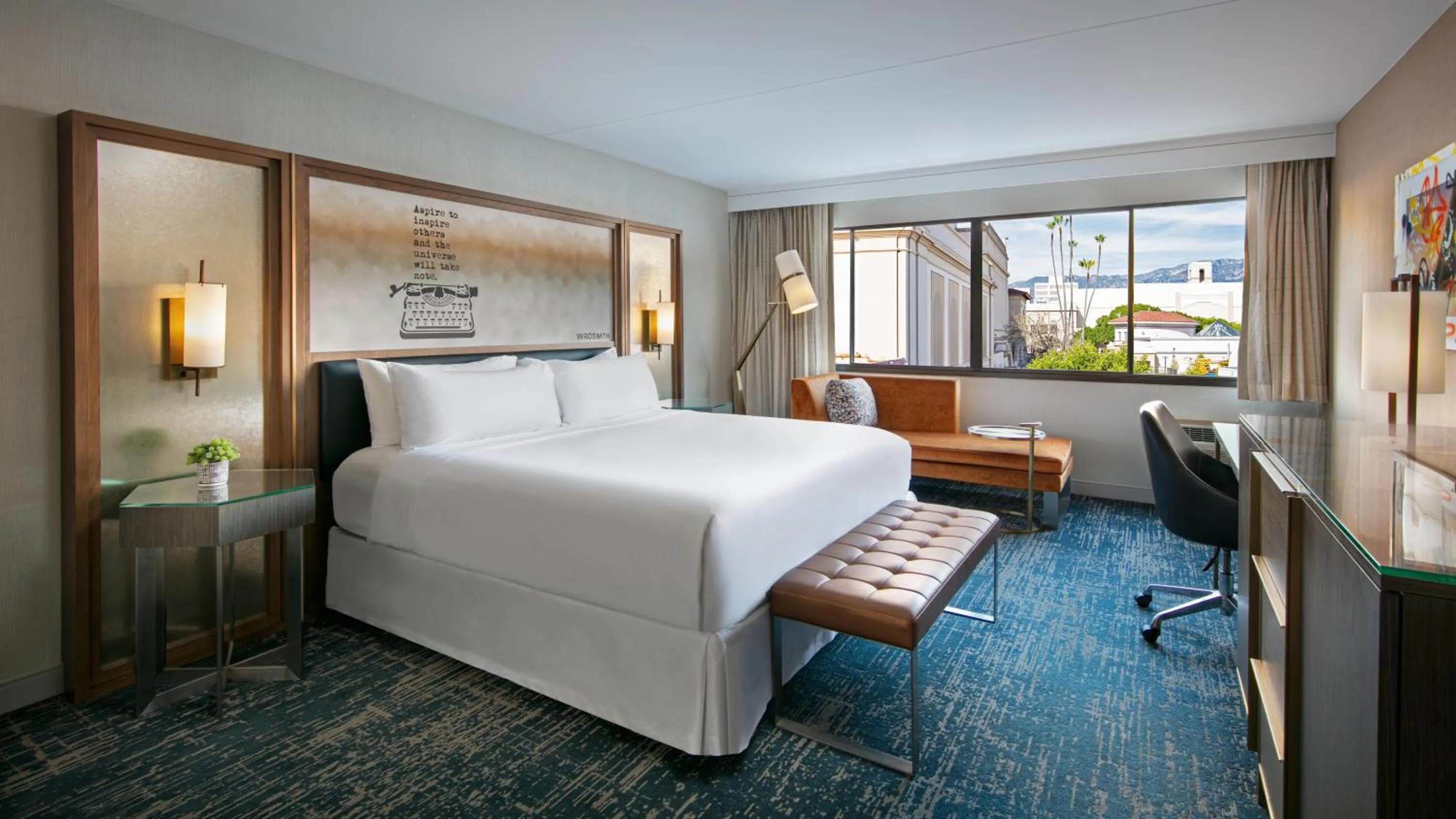 Deluxe King Room in Hotel Dena, Pasadena Los Angeles, a Tribute Portfolio Hotel